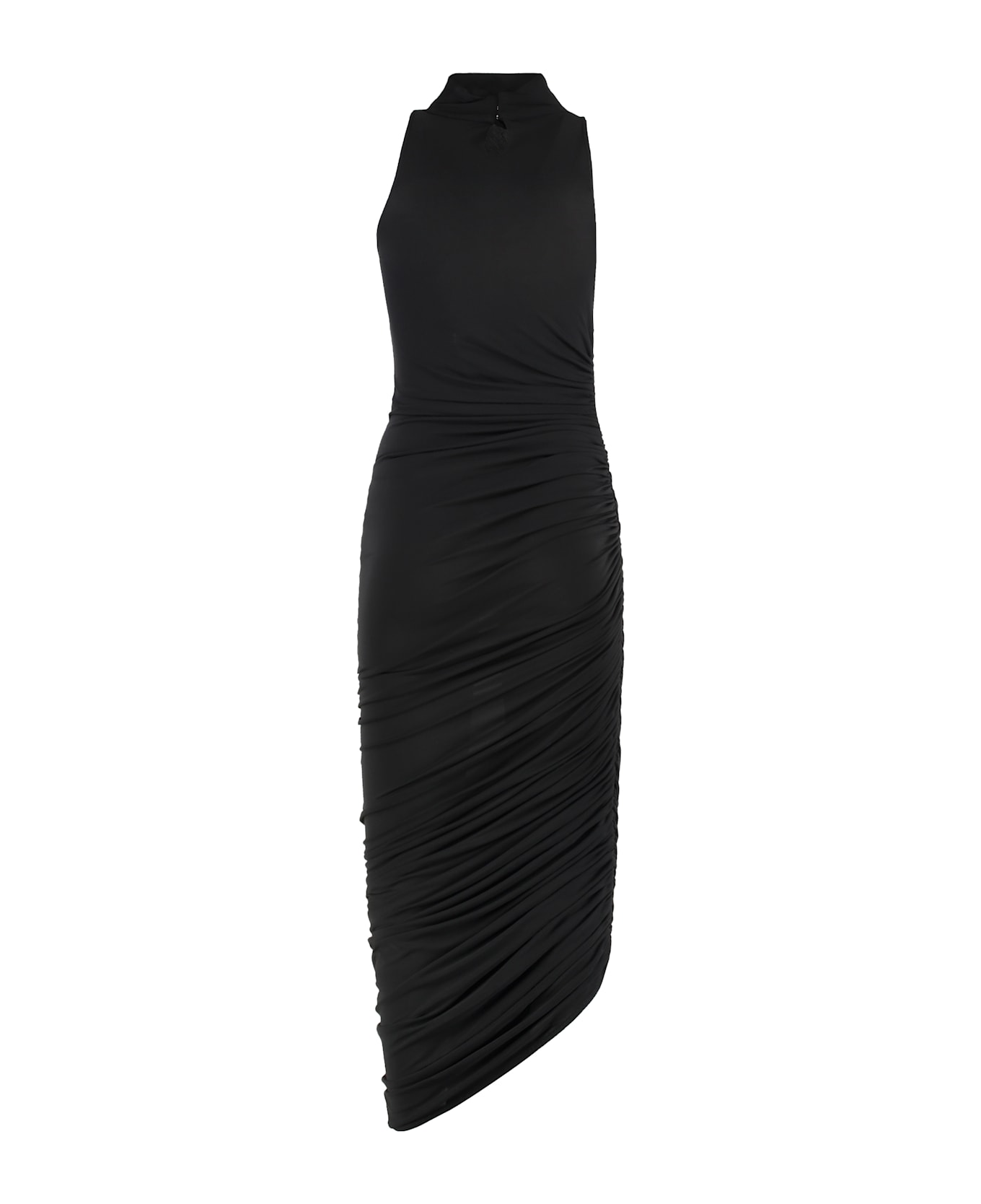 Jacquemus Asymmetrical Dress Square - Black