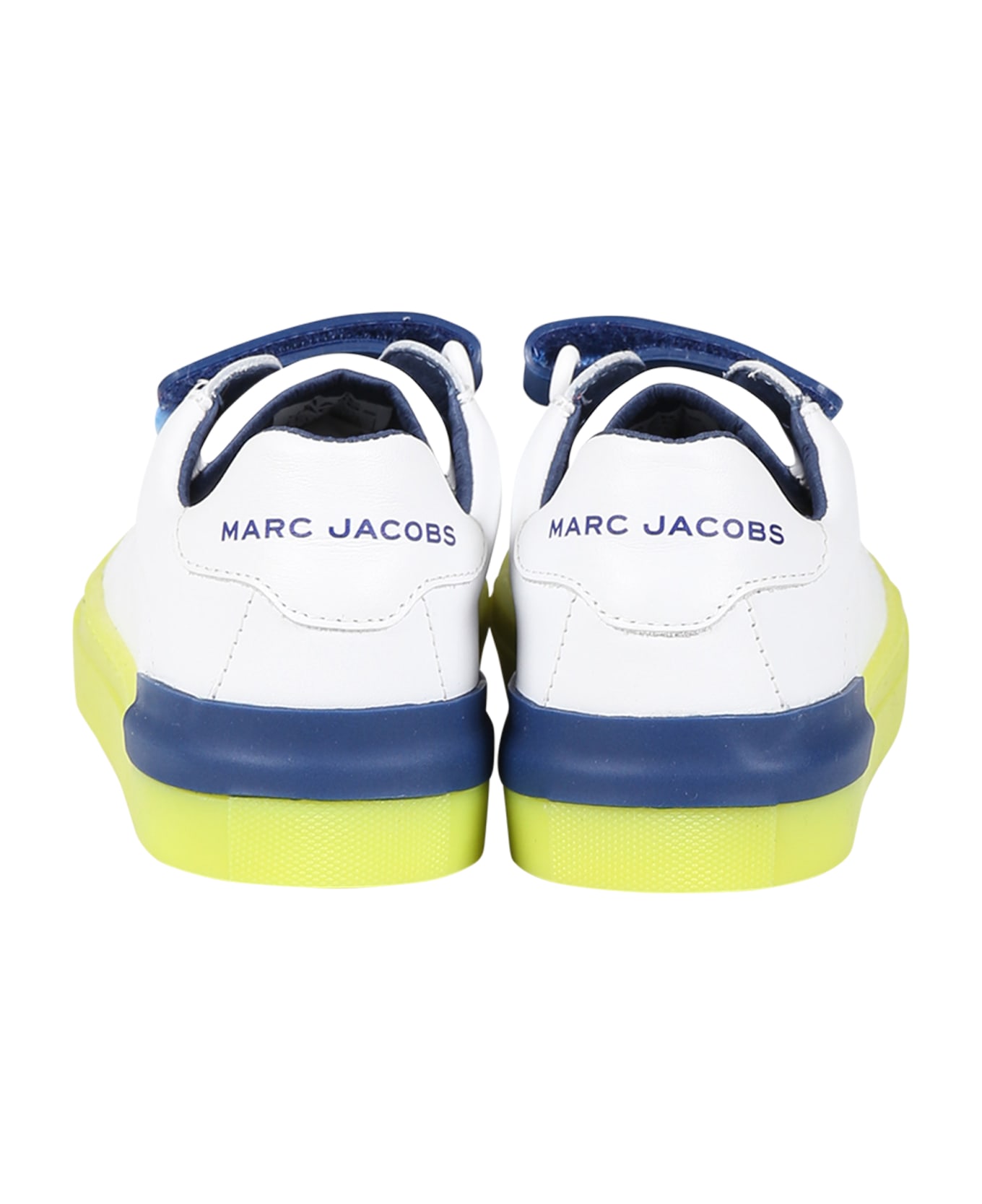 Marc Jacobs White Sneakers For Boy With Logo - White