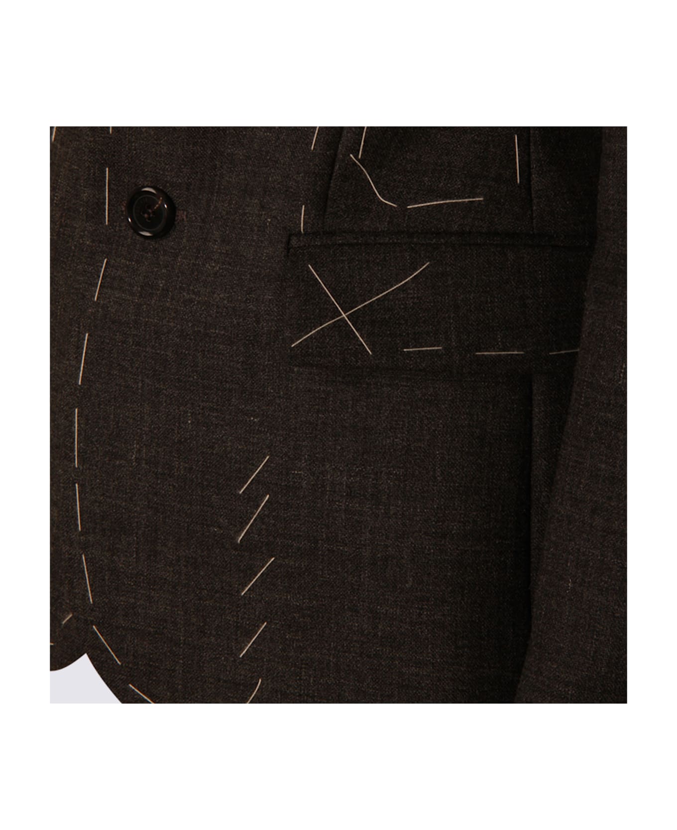 Moschino Grey Wool Blazer - Grey