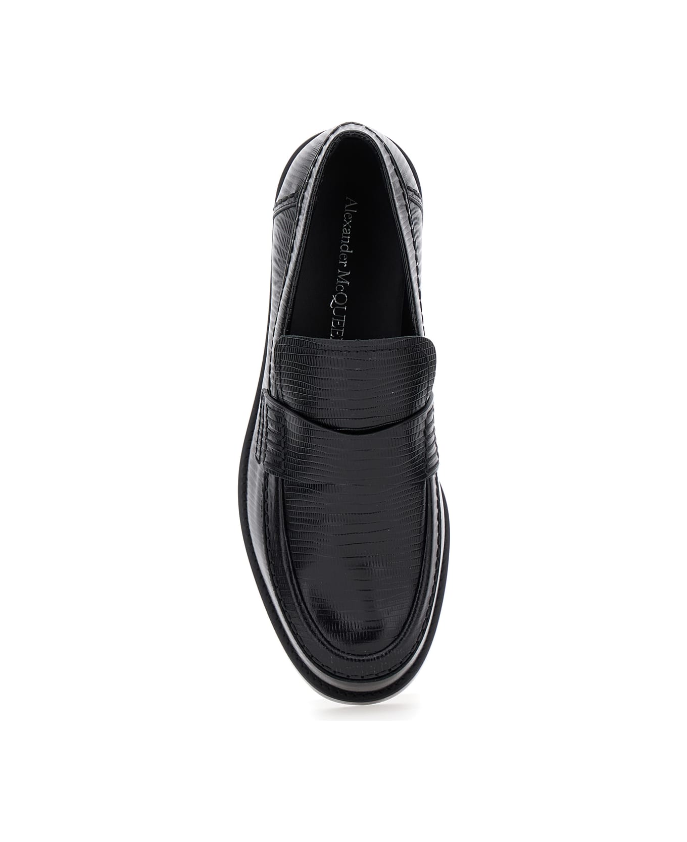 Alexander McQueen Sole Jupiter Leather Loafer - Black