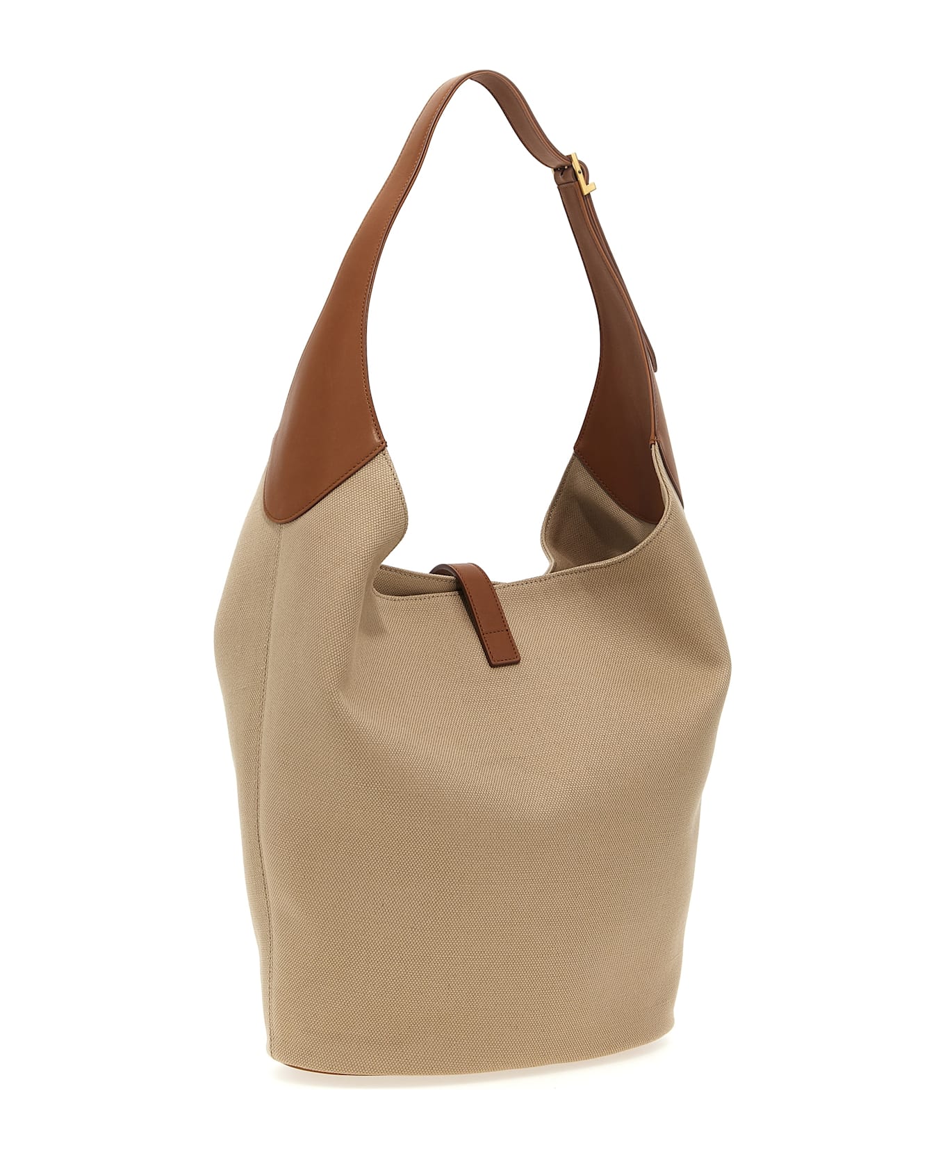 Saint Laurent 
le 5 à 7 Hobo
 Shoulder Bag - Beige