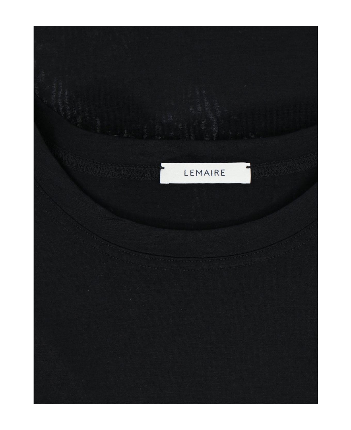 Lemaire Short Sleeved Crewneck T-shirt - Nero Tシャツ
