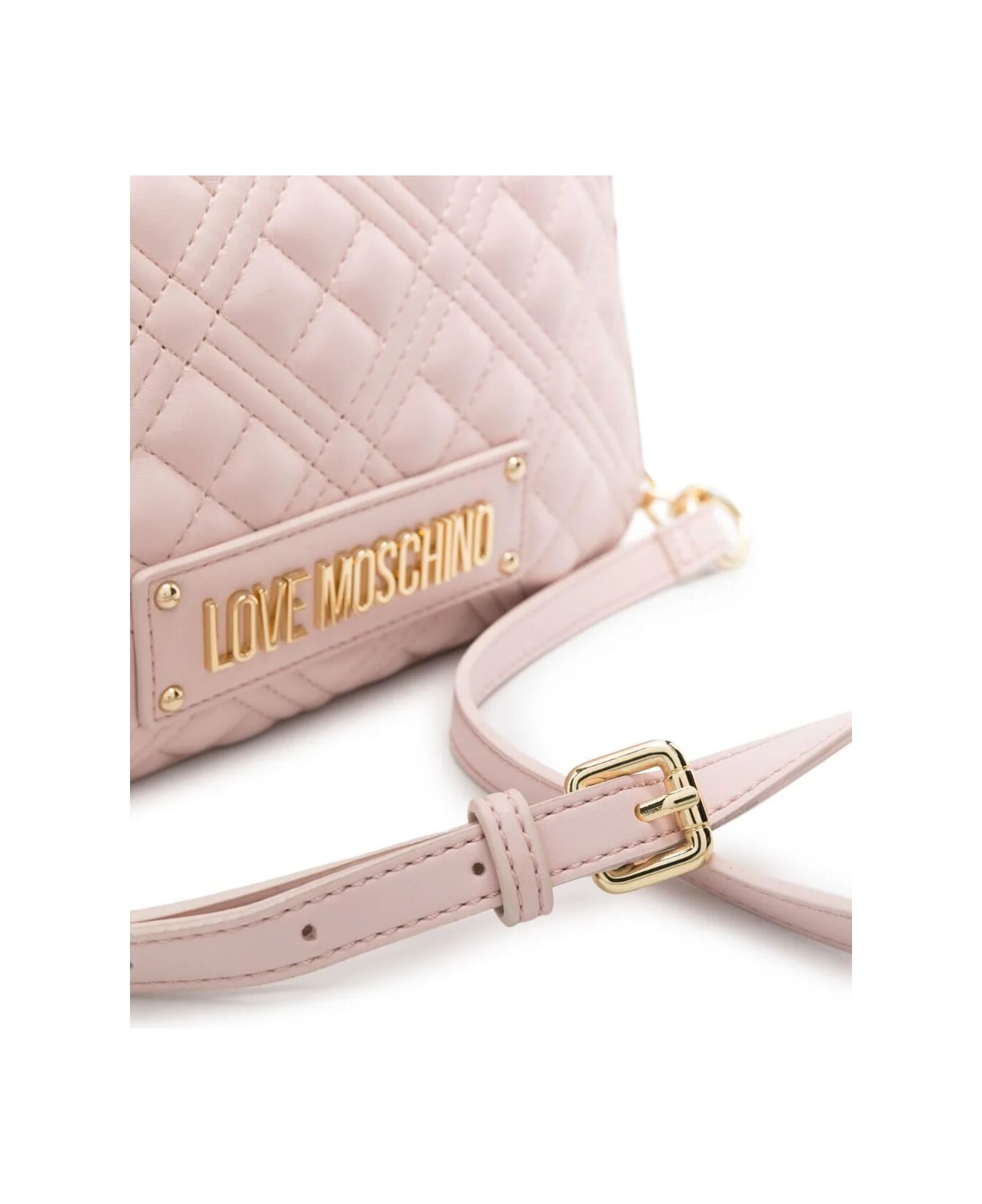 Love Moschino Quilted Shoulder Bag - Powder ショルダーバッグ