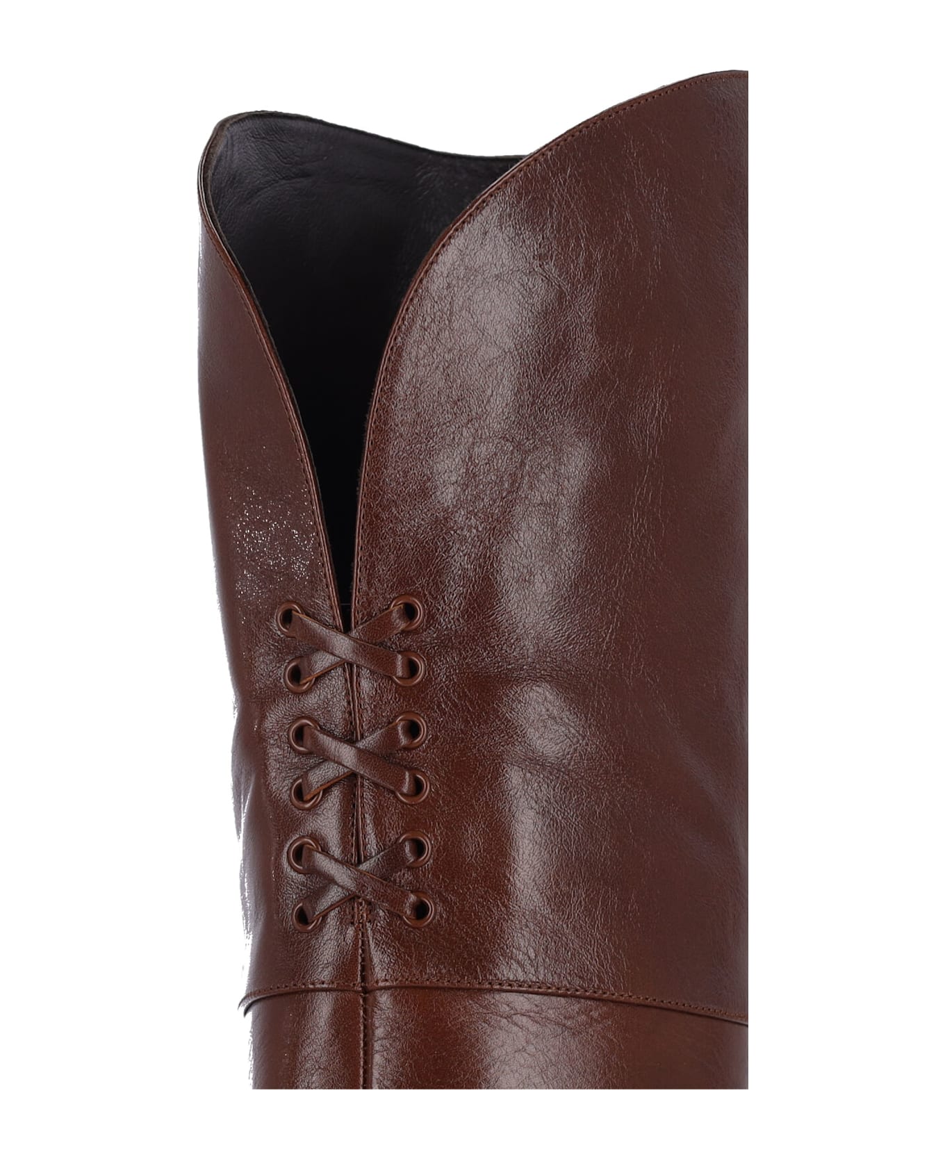 Chloé 'eve' Pump Boots - Brown