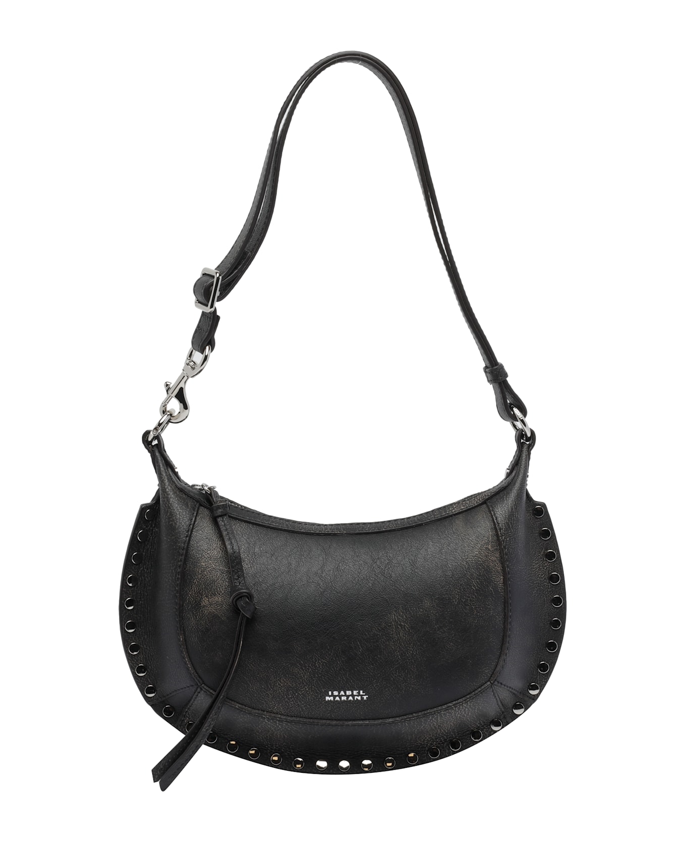 Isabel Marant Oskan Moon Crossbody Bag - Black