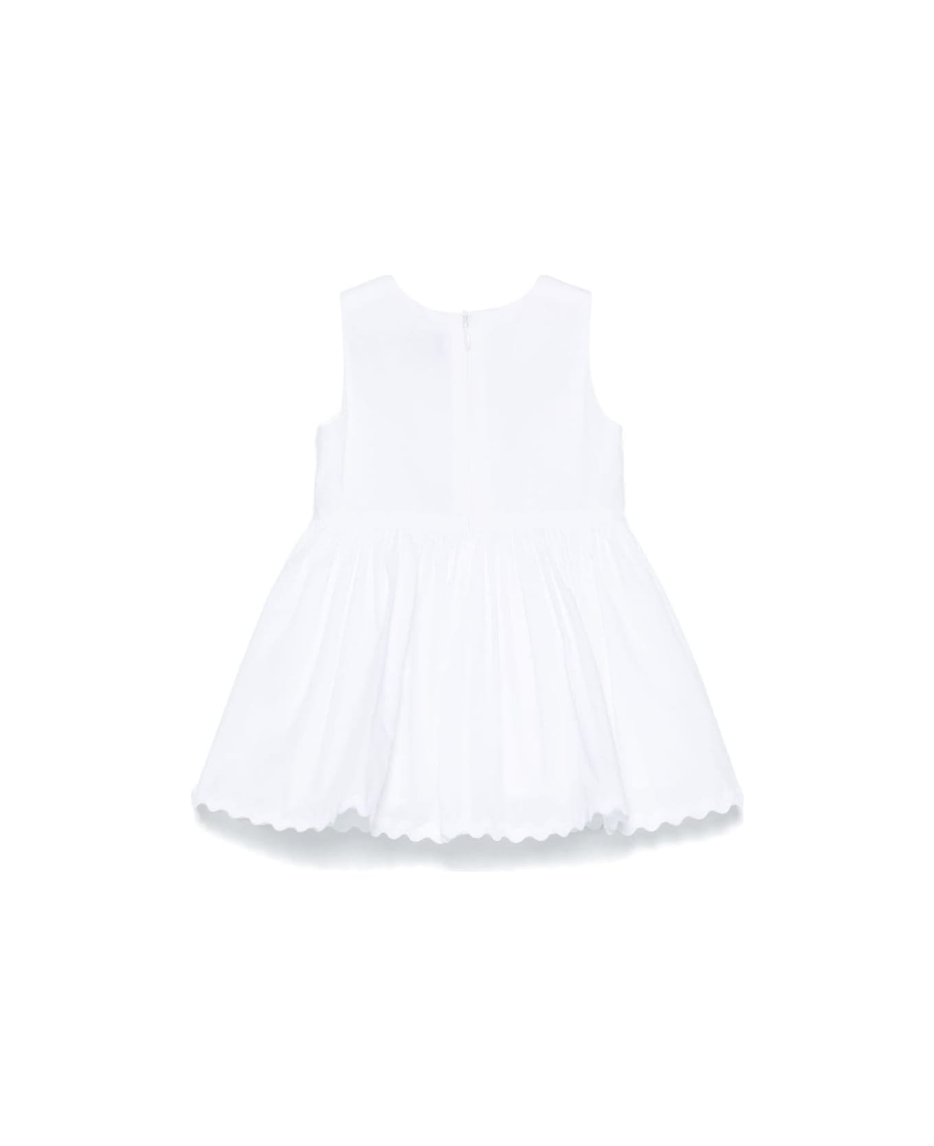 Versace White Dress Baby Girl - White ワンピース＆ドレス