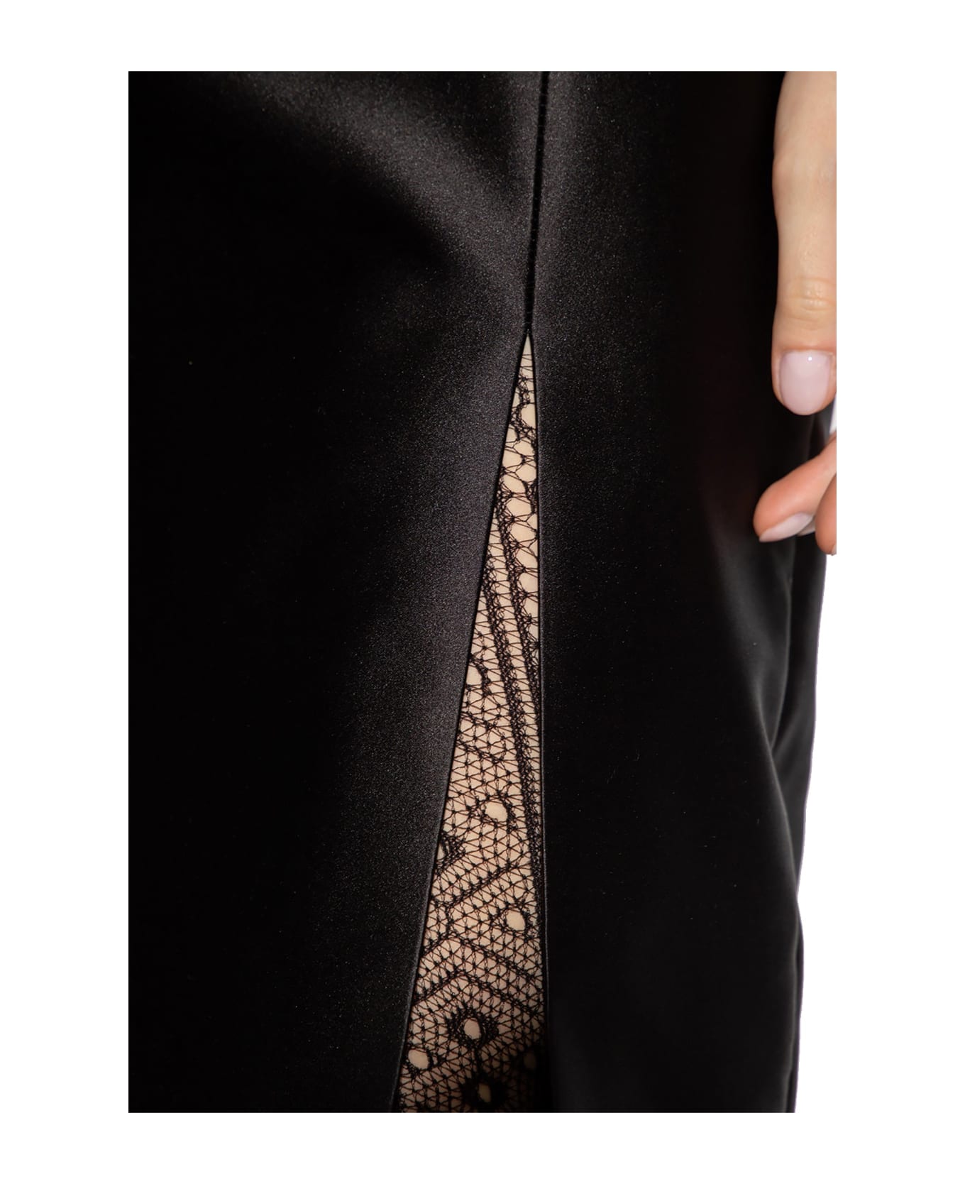 Gucci Silk Midi Skirt - Black スカート