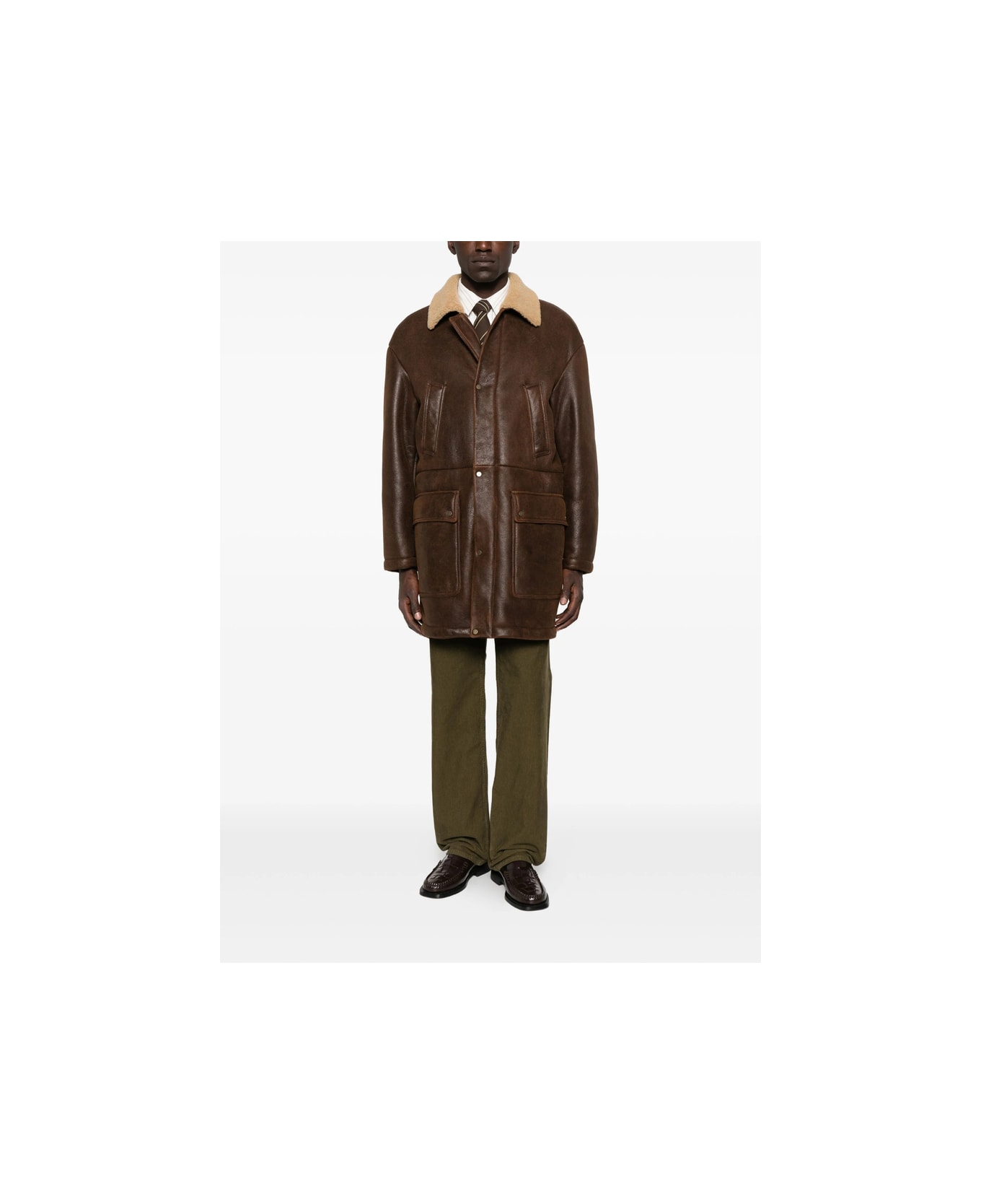 Salvatore Santoro Leather Outerwear - BROWN