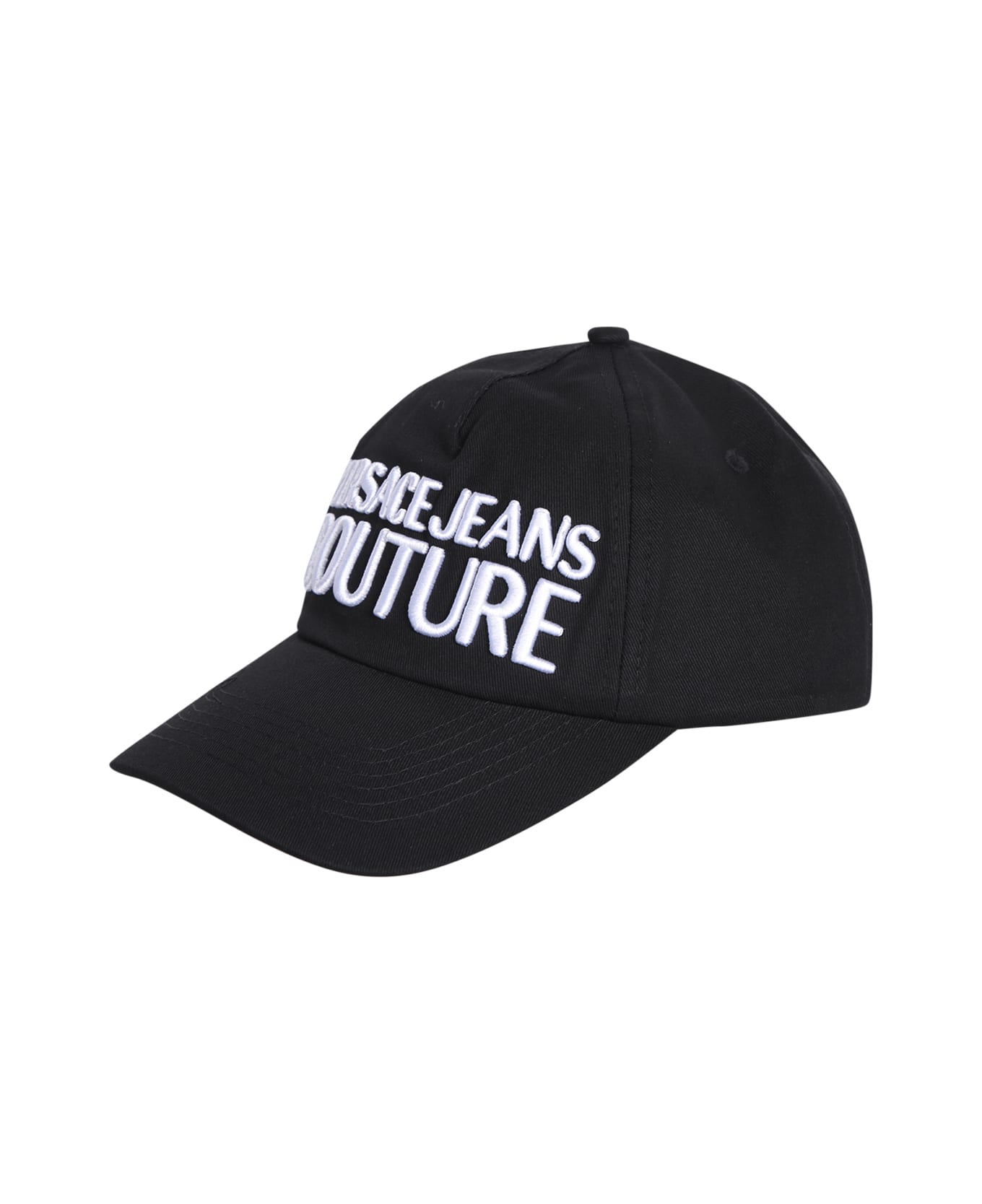 Versace Jeans Couture Logo Embroidery Baseball Cap - Black