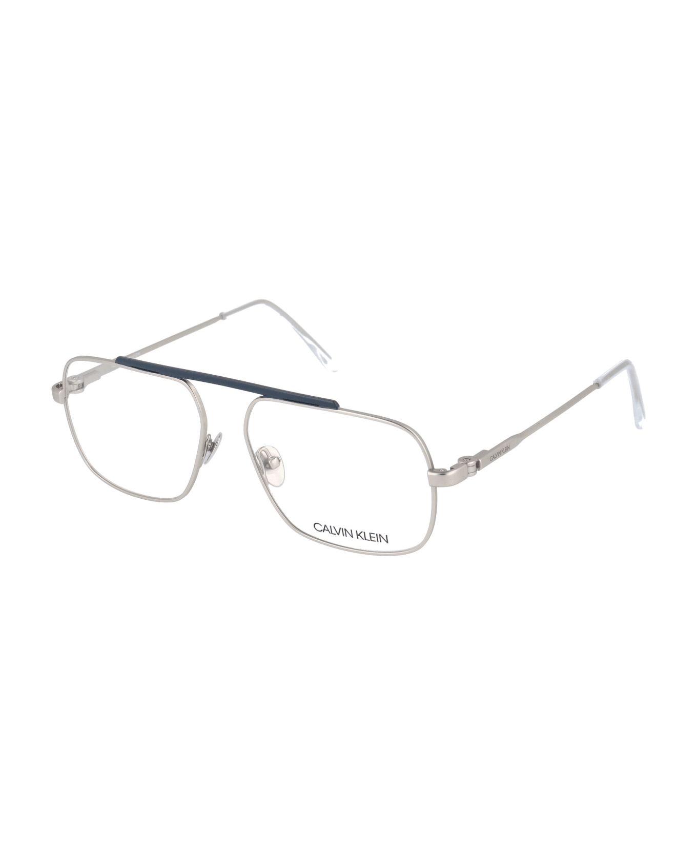 Calvin Klein Ck18106 Glasses - 045 SILVER NAVY アイウェア