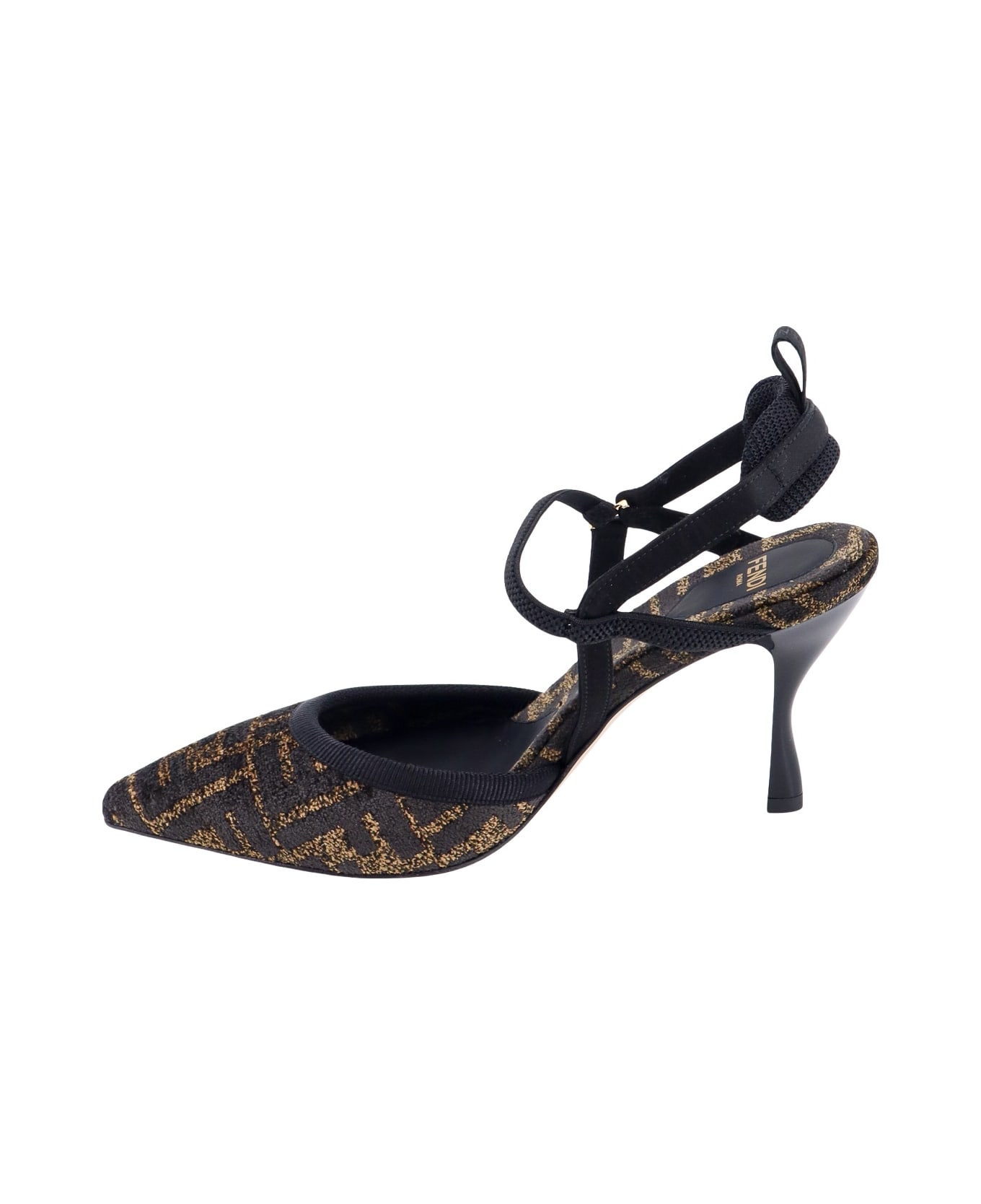 Fendi Colibri Lite Slingback - Black