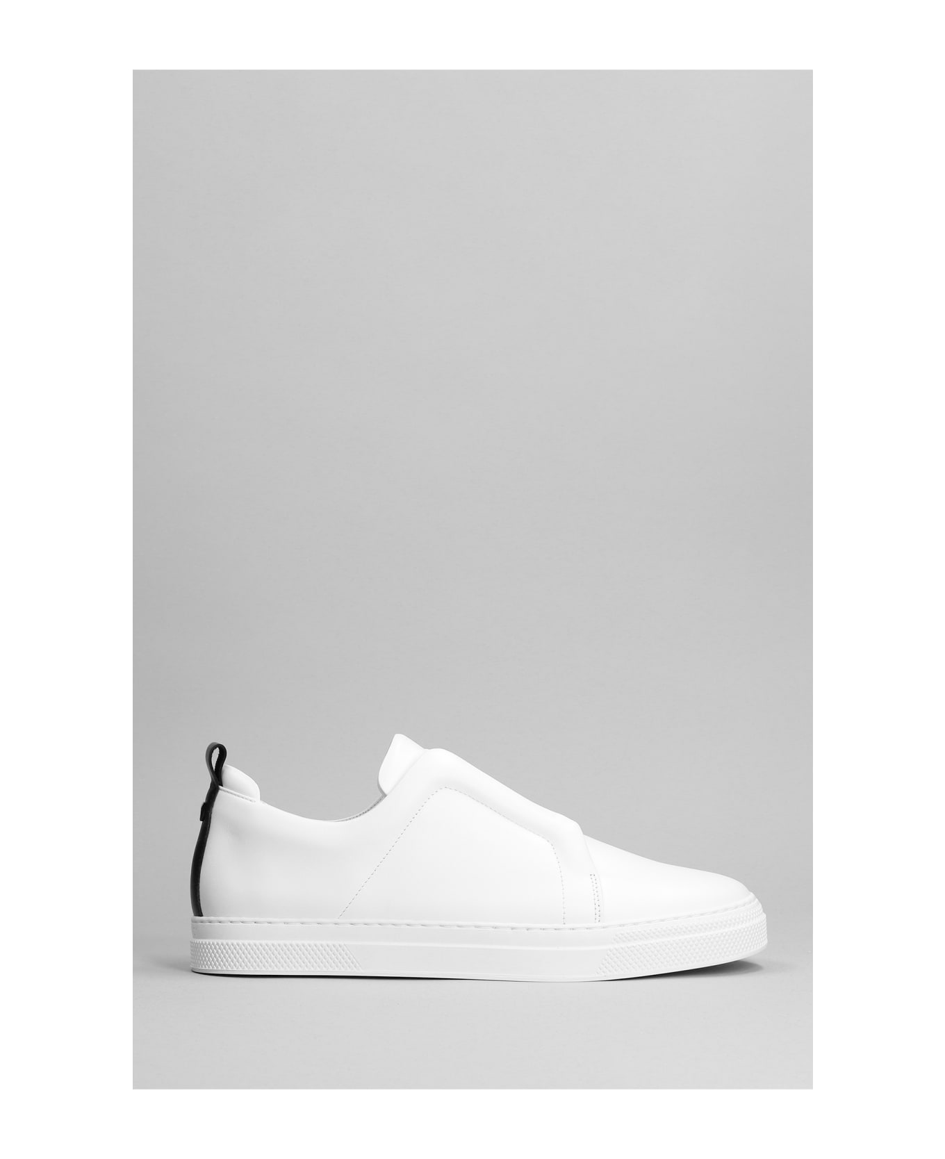 Pierre Hardy Slider  Sneakers In White Leather - white