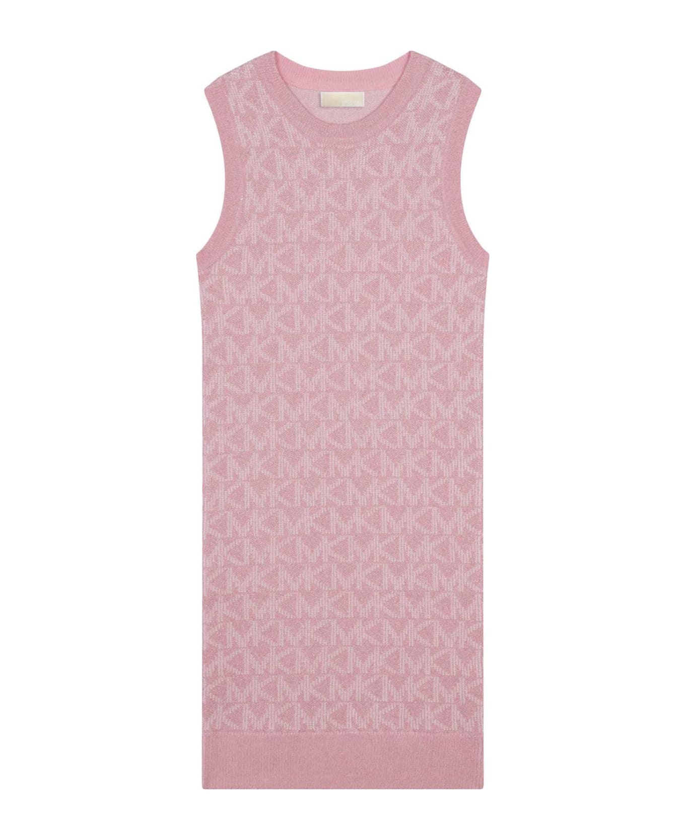 Michael Kors Dress With Logo - Pink