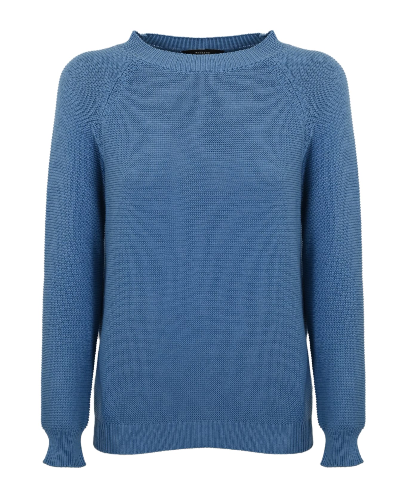 Weekend Max Mara 'linz' Cotton Sweater - Light blue