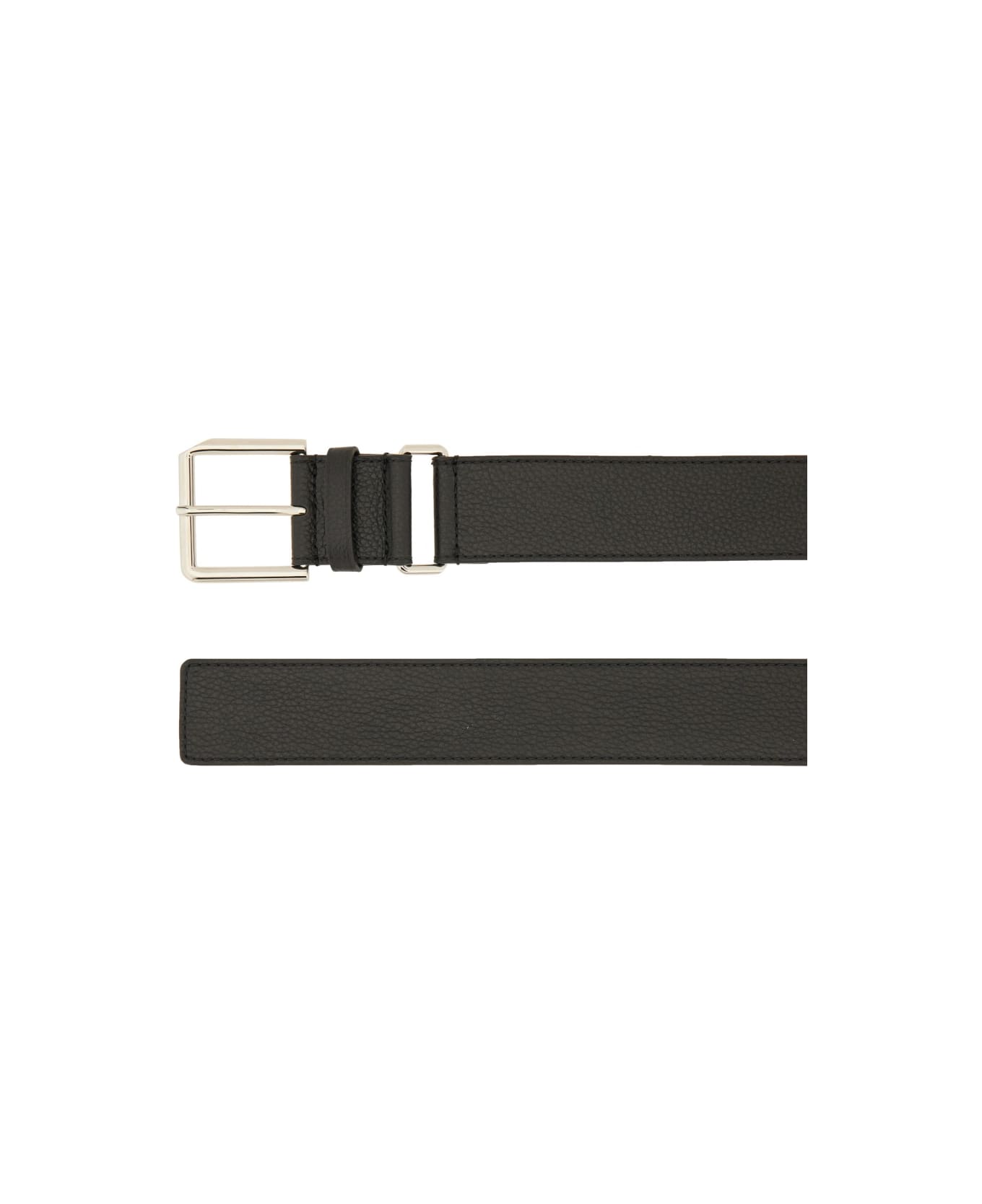 Givenchy Long Leather Belt - BLACK