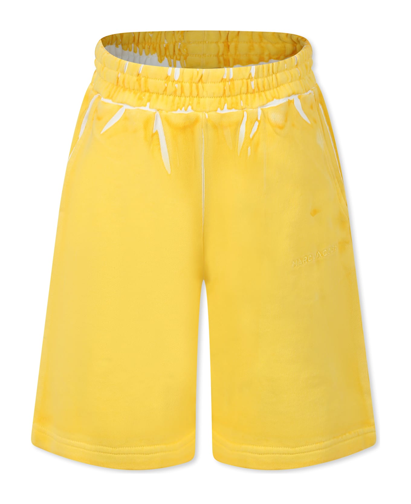 Little Marc Jacobs Yellow Trousers For Kids With Logo - Yellow