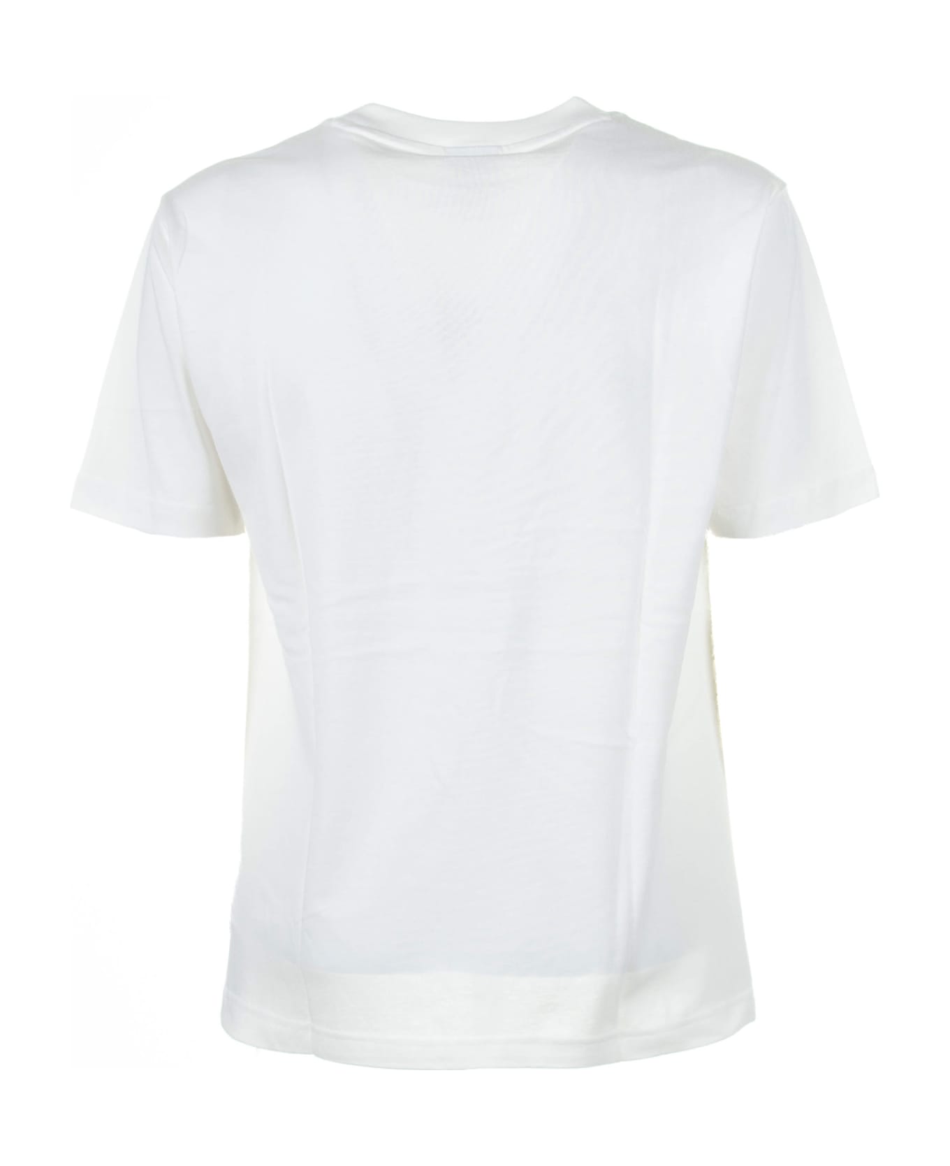 New Balance White T-shirt With Print - BIANCA シャツ