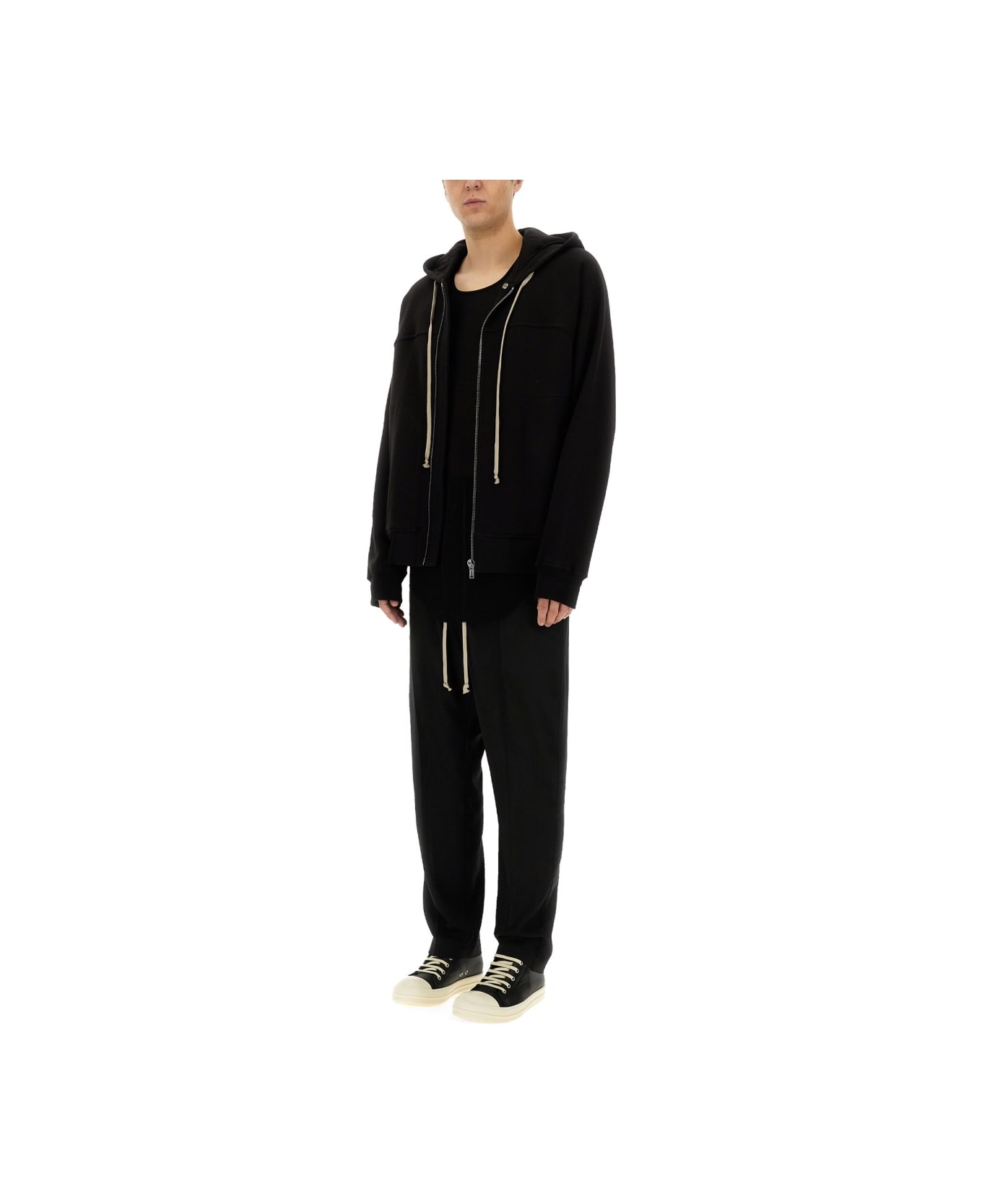 Rick Owens Hoodie - BLACK