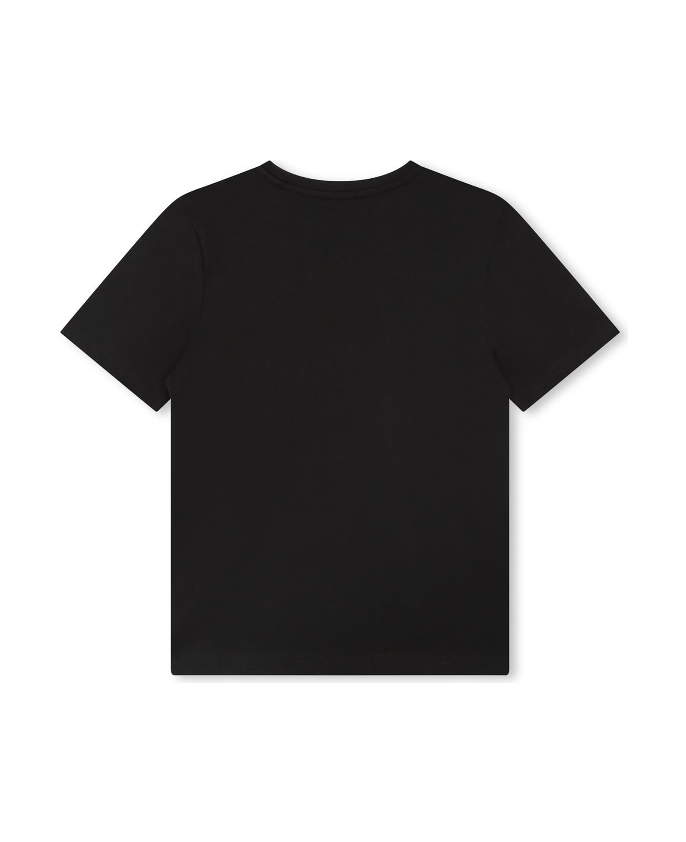 Hugo Boss T-shirt With Embossed Logo - Black