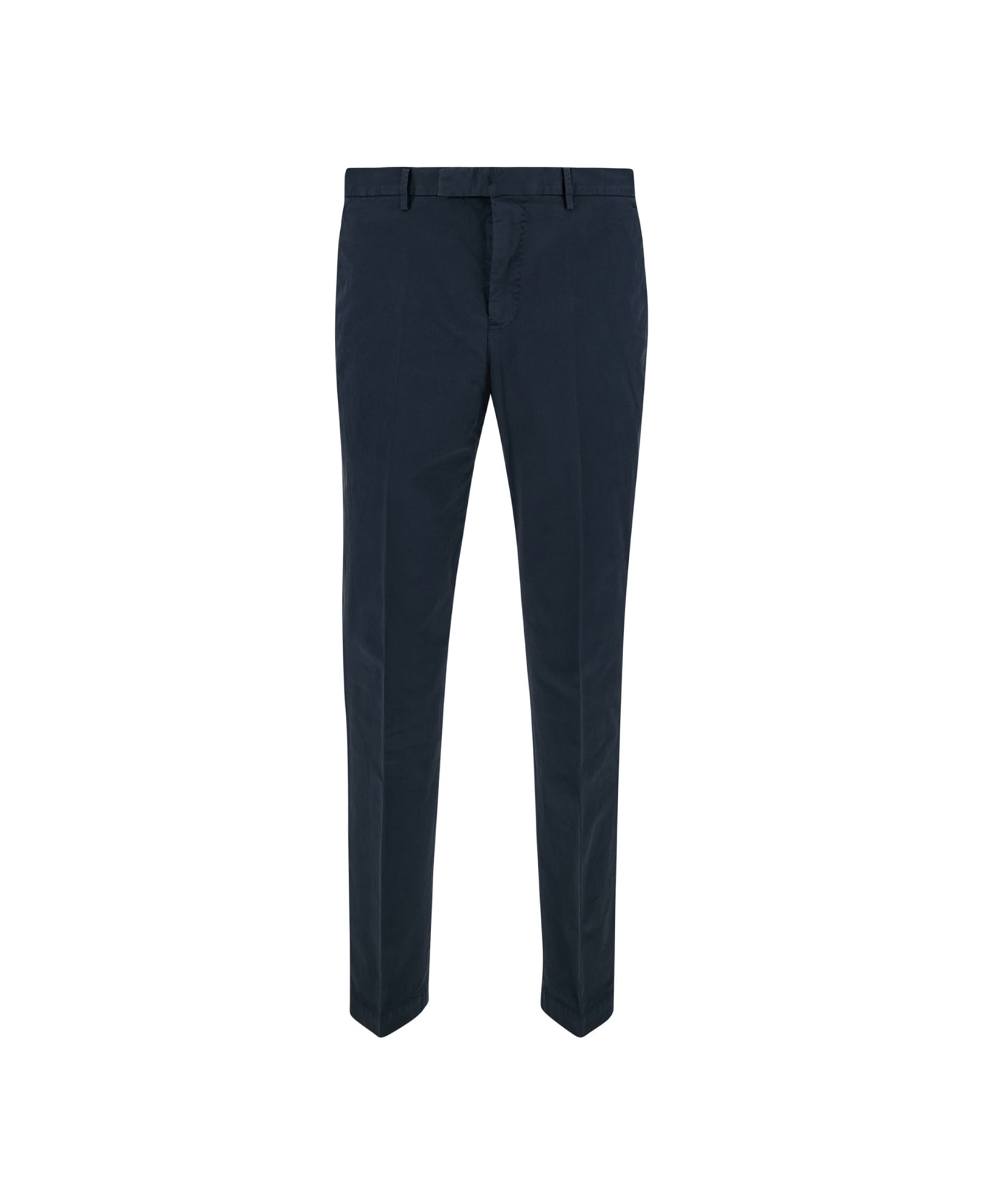 PT01 Sartorial Slim Fit Blu Trousers In Cotton Blend Man - Blu ボトムス