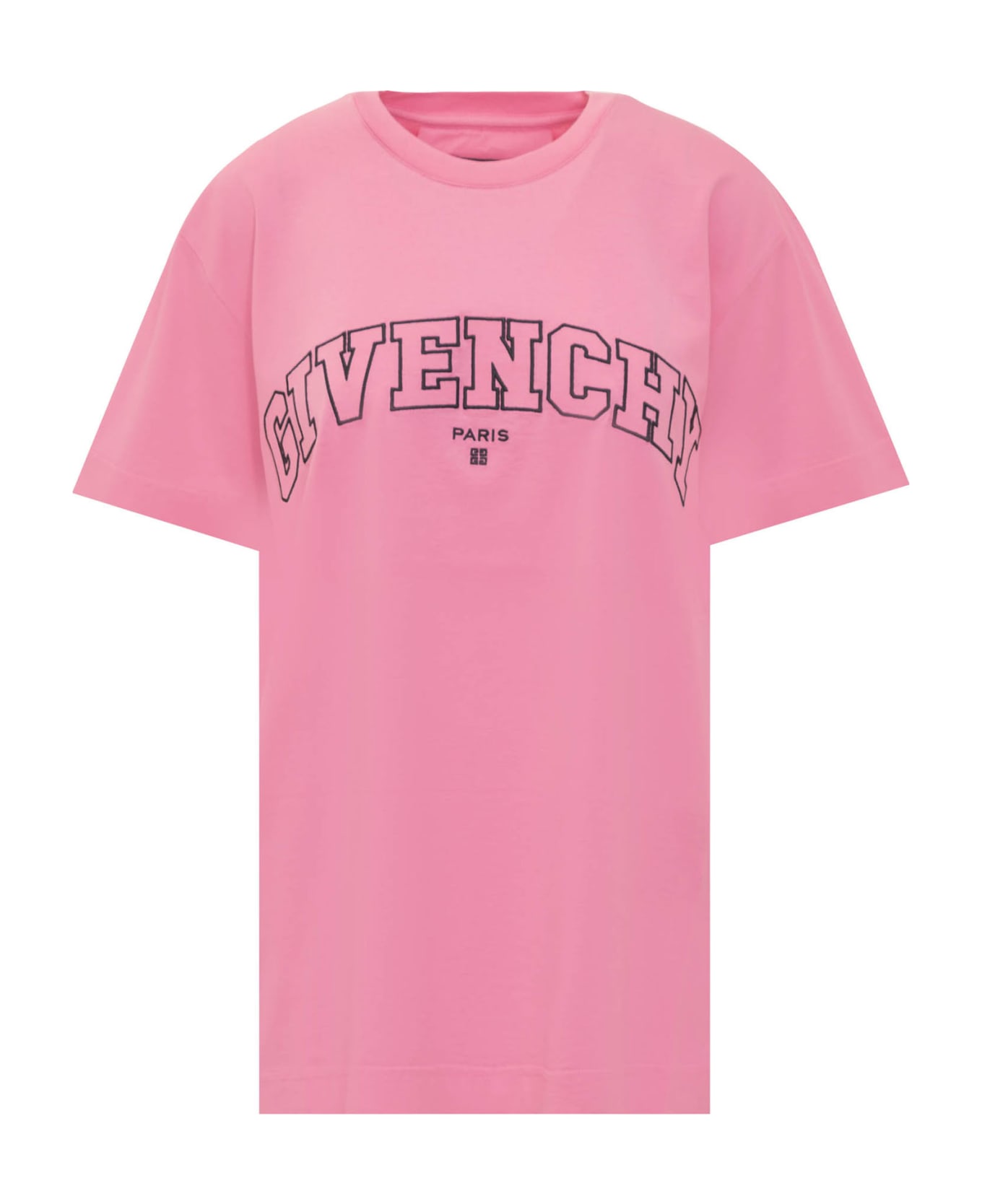 Givenchy Classic Fit College T-shirt - OLD PINK