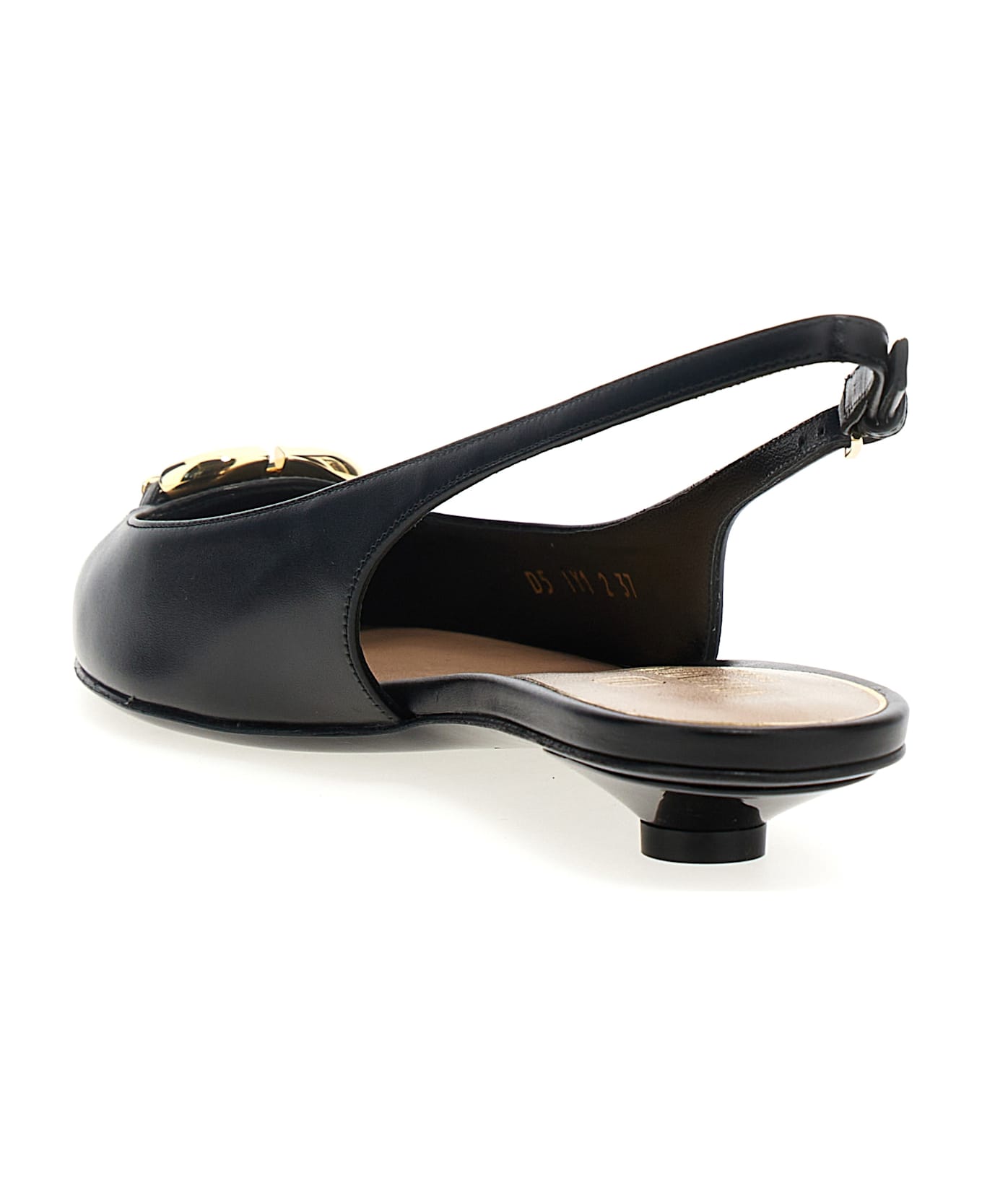 Valentino Garavani 'vlogo' Slingback - Black