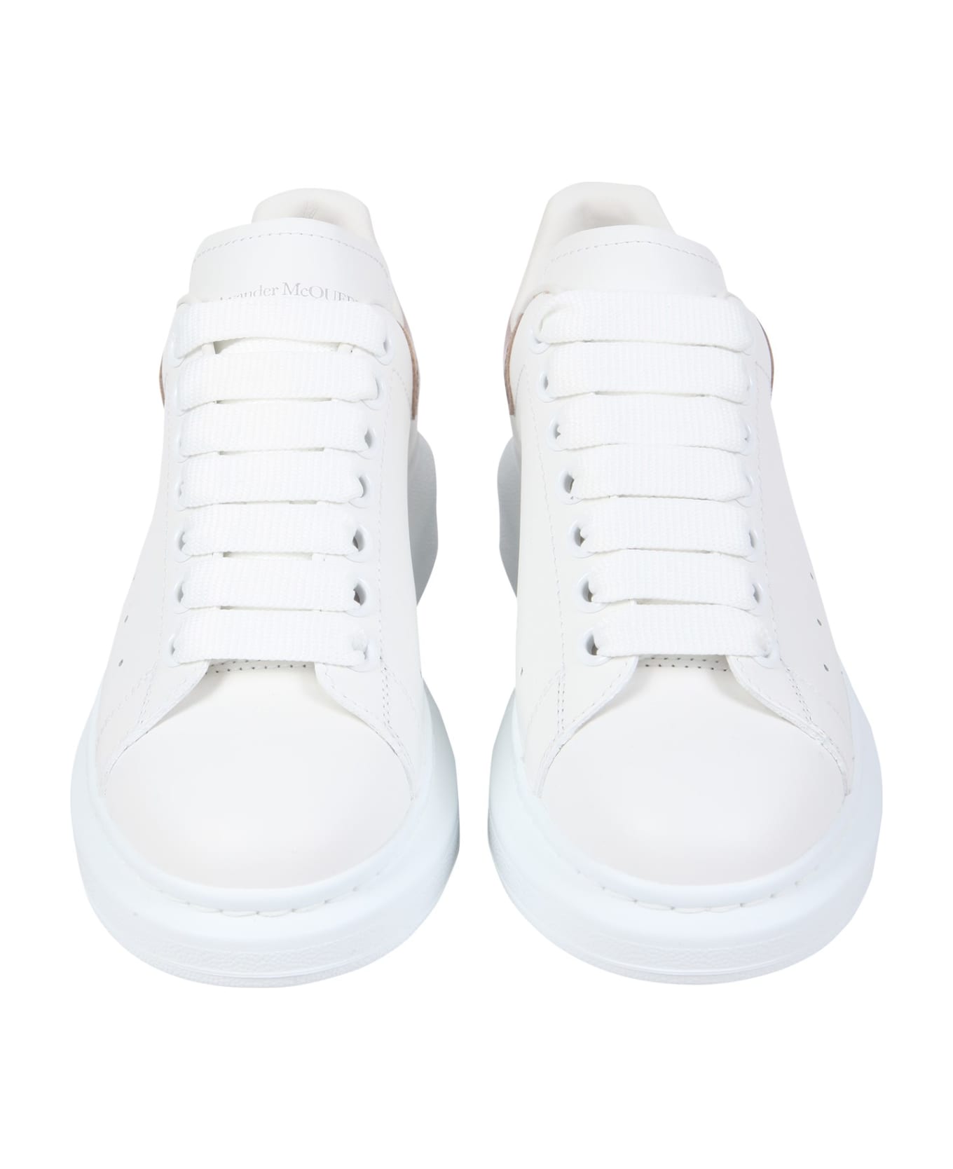 Alexander McQueen Oversize Sneakers - WHITE/PINK