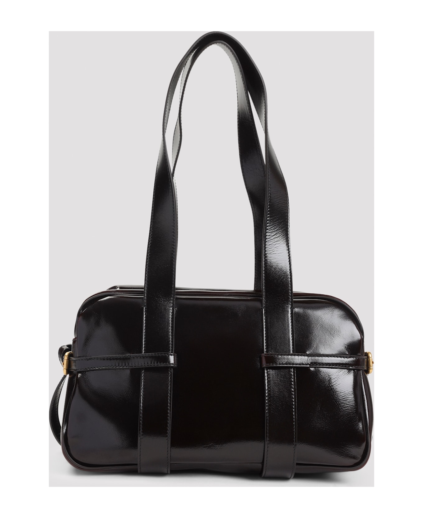 Dries Van Noten Medium Bowling Shoulder Bag - Ruby
