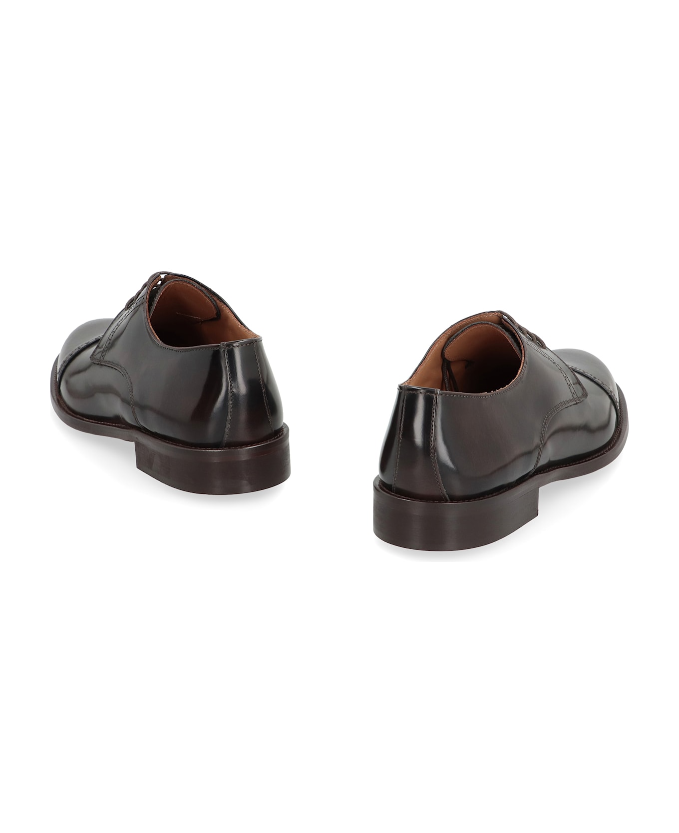 Bruno Magli Leather Lace-up Shoes - brown