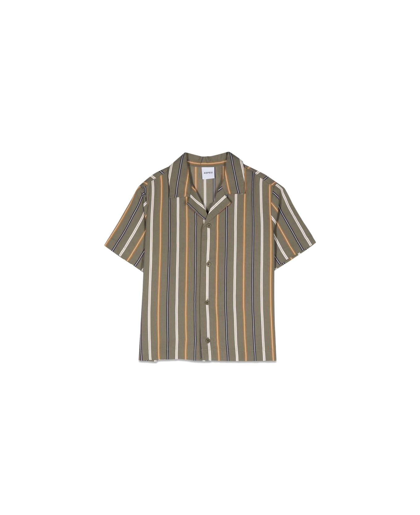 Aspesi Short Sleeve Shirt - GREEN
