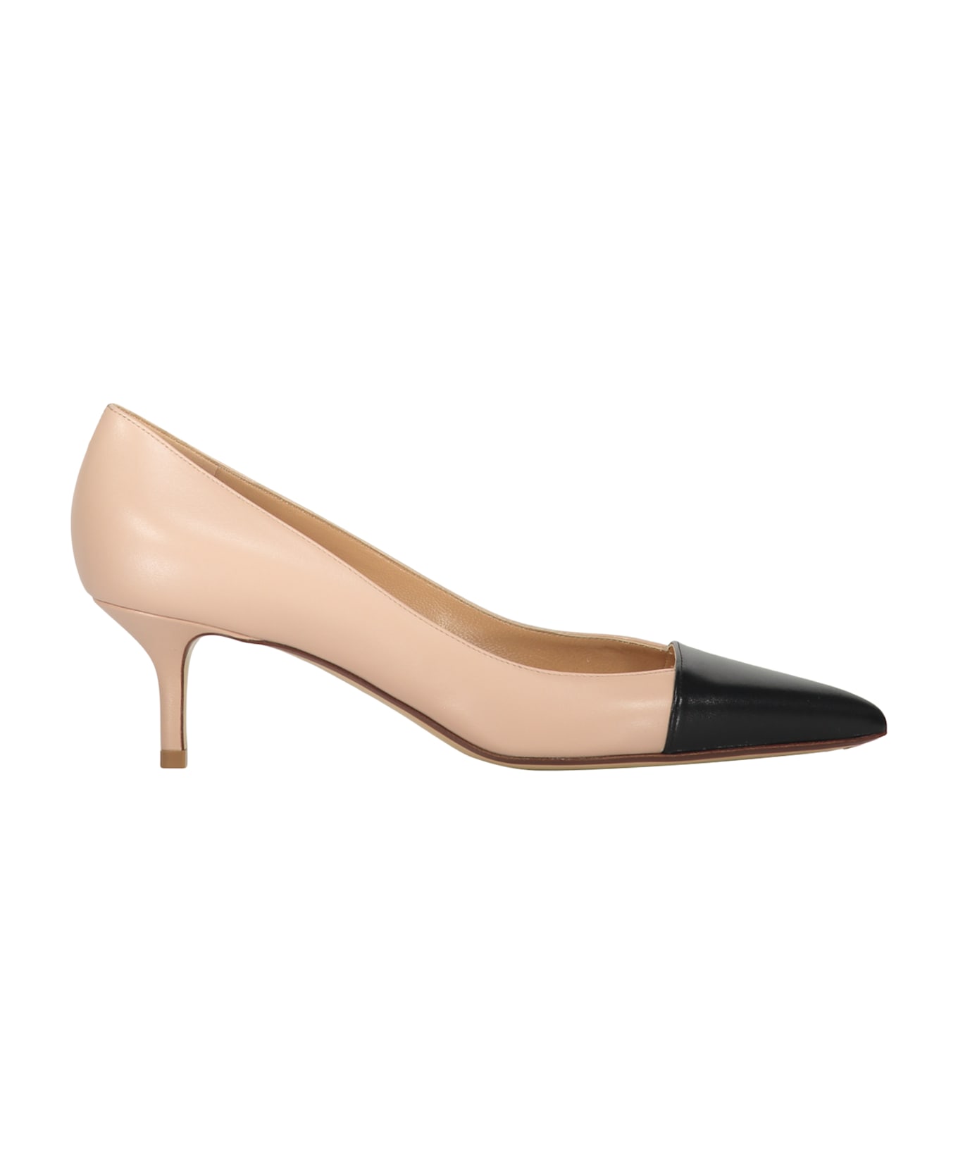 Francesco Russo Leather Pumps - Pale pink