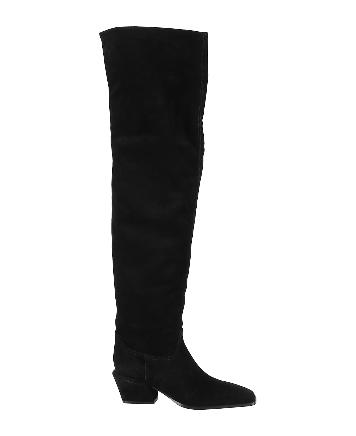 Paris Texas Bettina Over The Knee Boot - Black