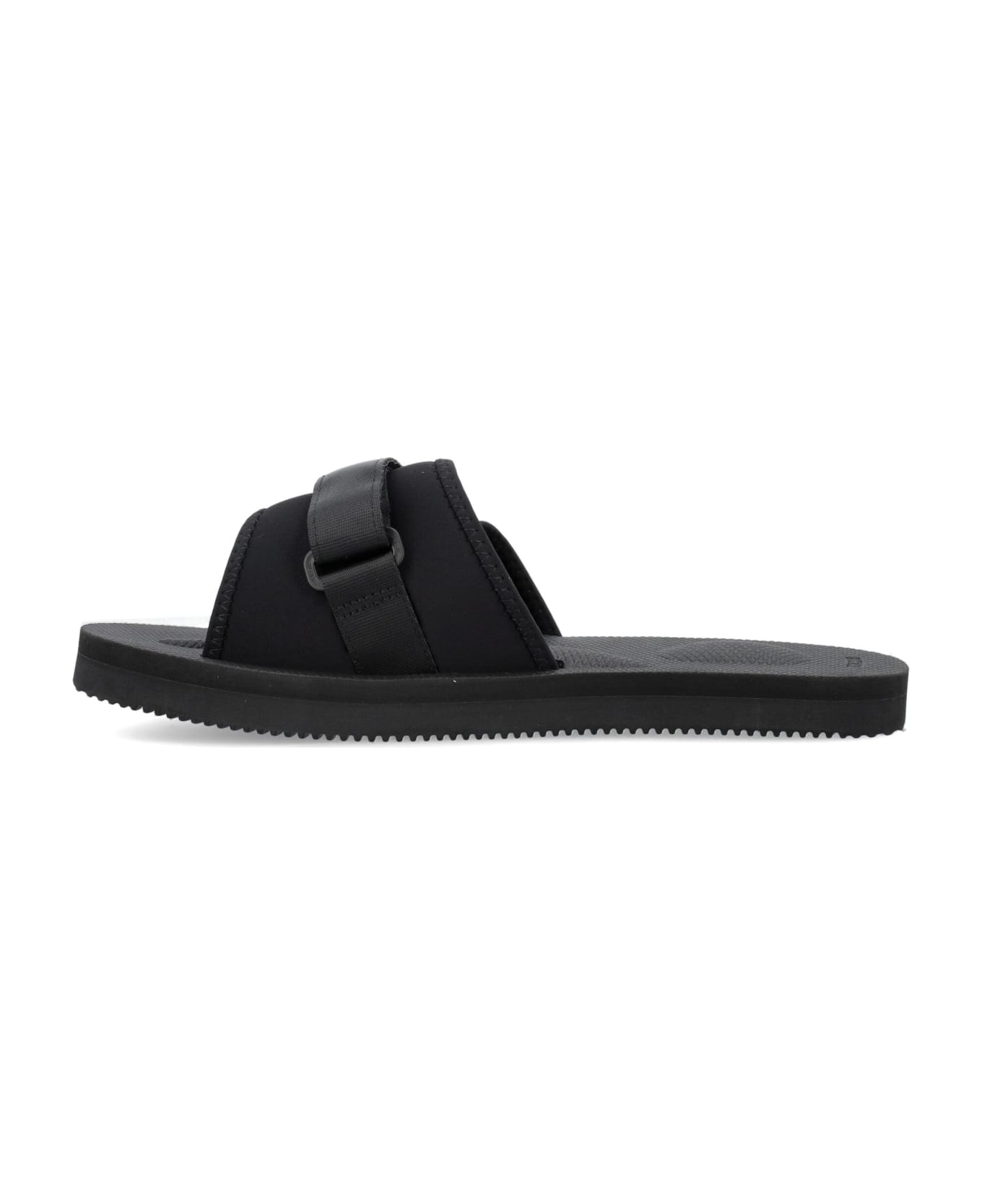Suicoke Padri Touch Strap Slides in Black Womens Shoes Flats and flat shoes Sandals and flip-flops 