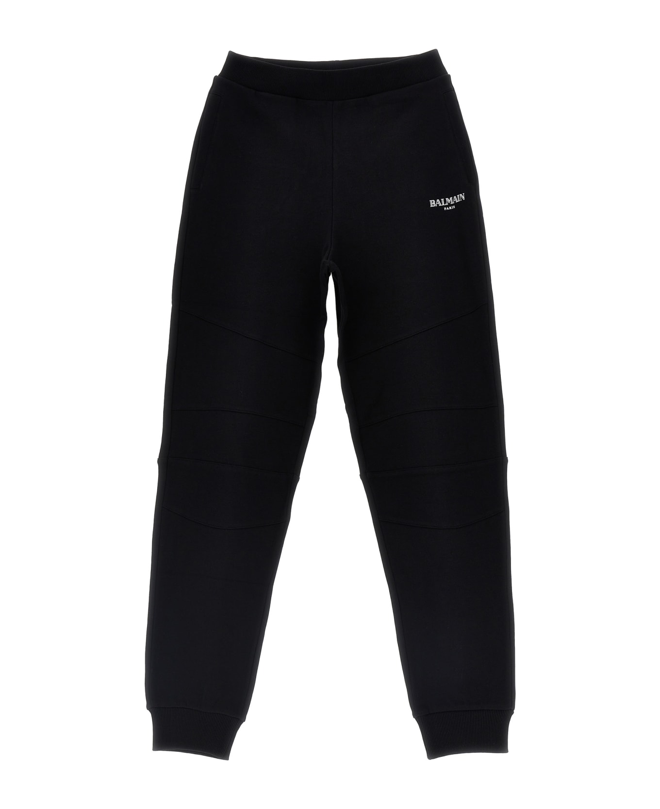 Balmain Logo Print Joggers - Black