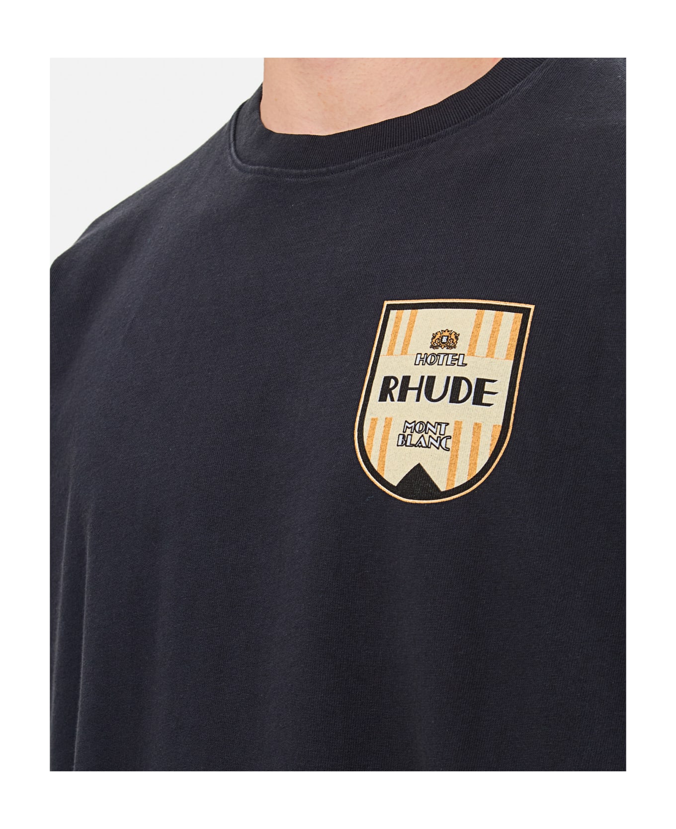 Rhude Mont-blanc Hotel Tee - Nero