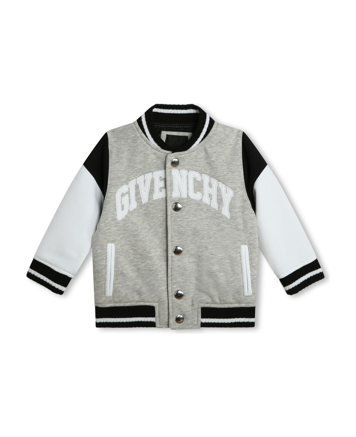 Givenchy Bomber Con Applicazione - Gray コート＆ジャケット