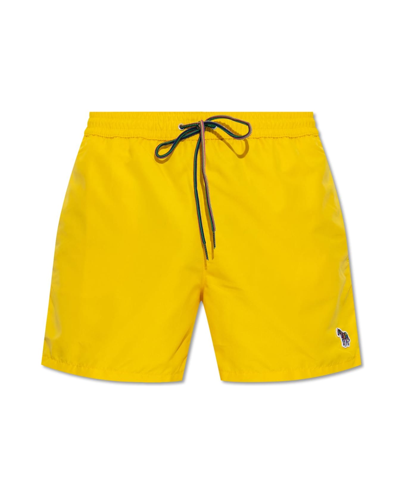 Paul Smith Swimming Shorts With Patch - Yellow