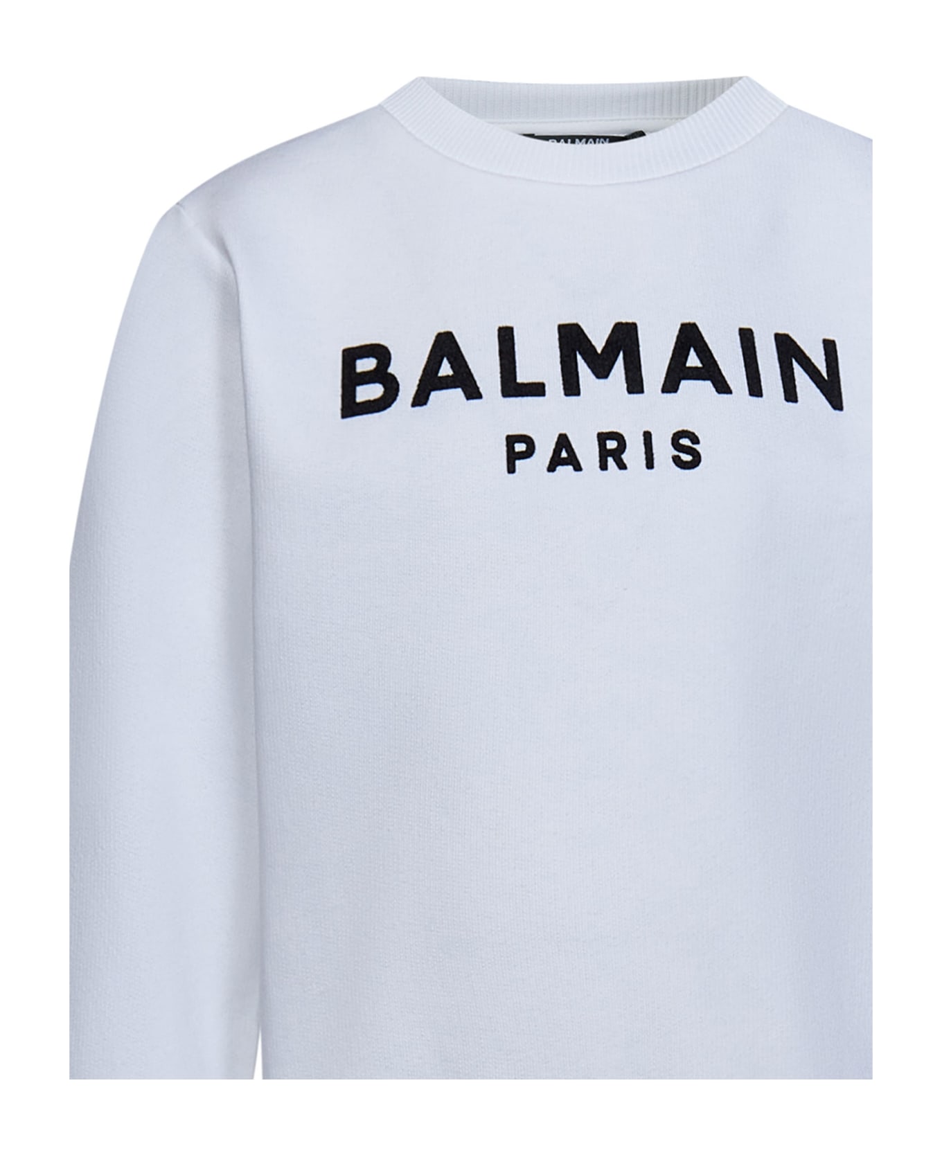 Balmain Sweatshirt - White/black