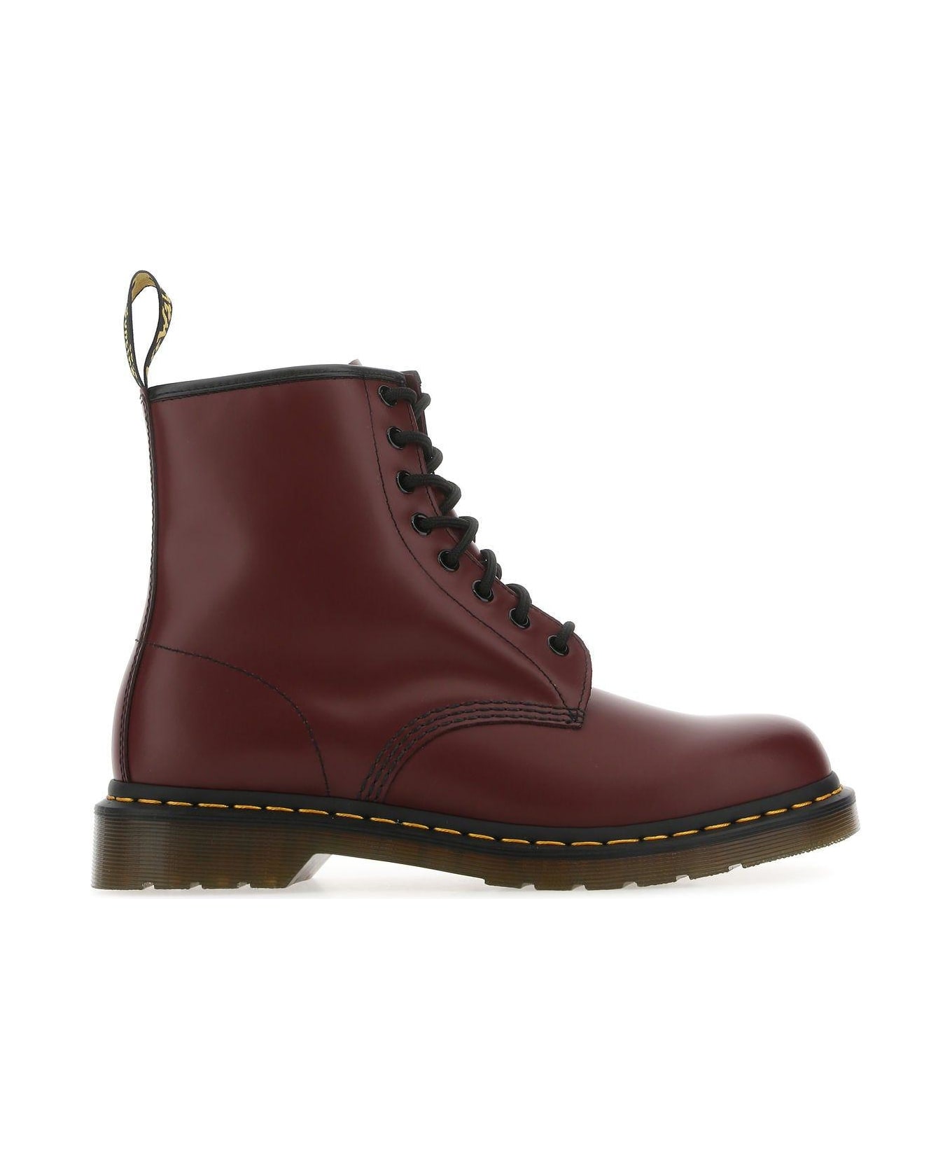 Dr. Martens Burgundy Leather 1460 Ankle Boots