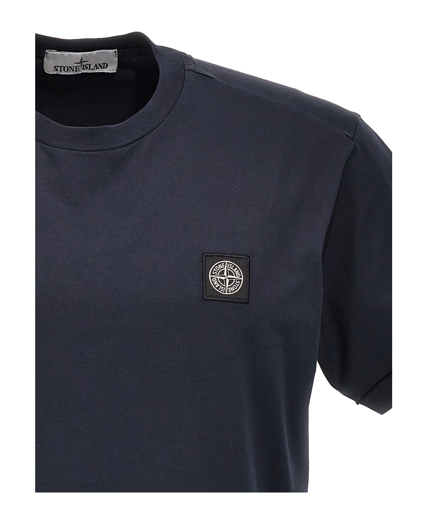 Stone Island Logoed T-shirt - Blue
