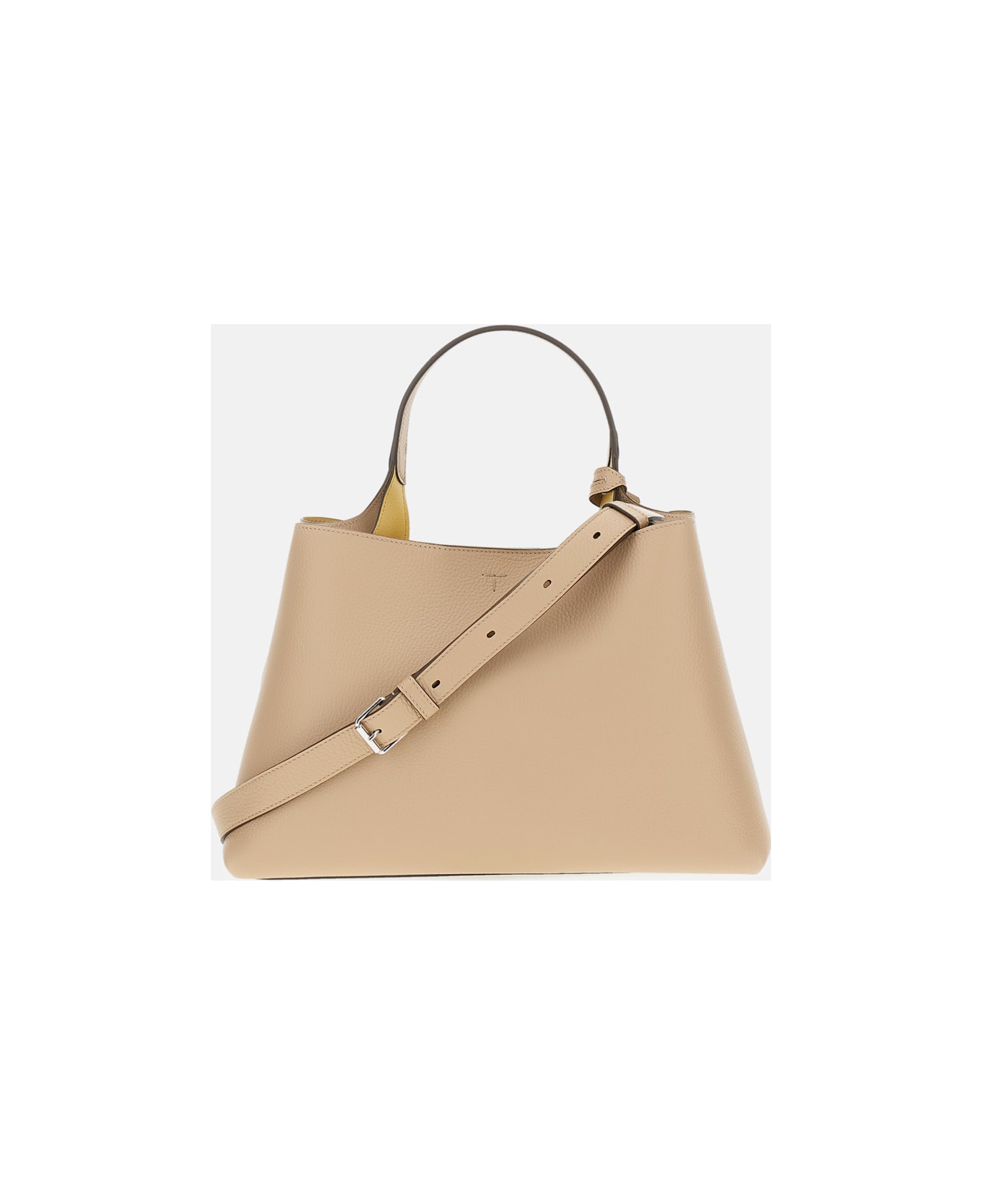 Tod's Apa Top Handle Media - Beige