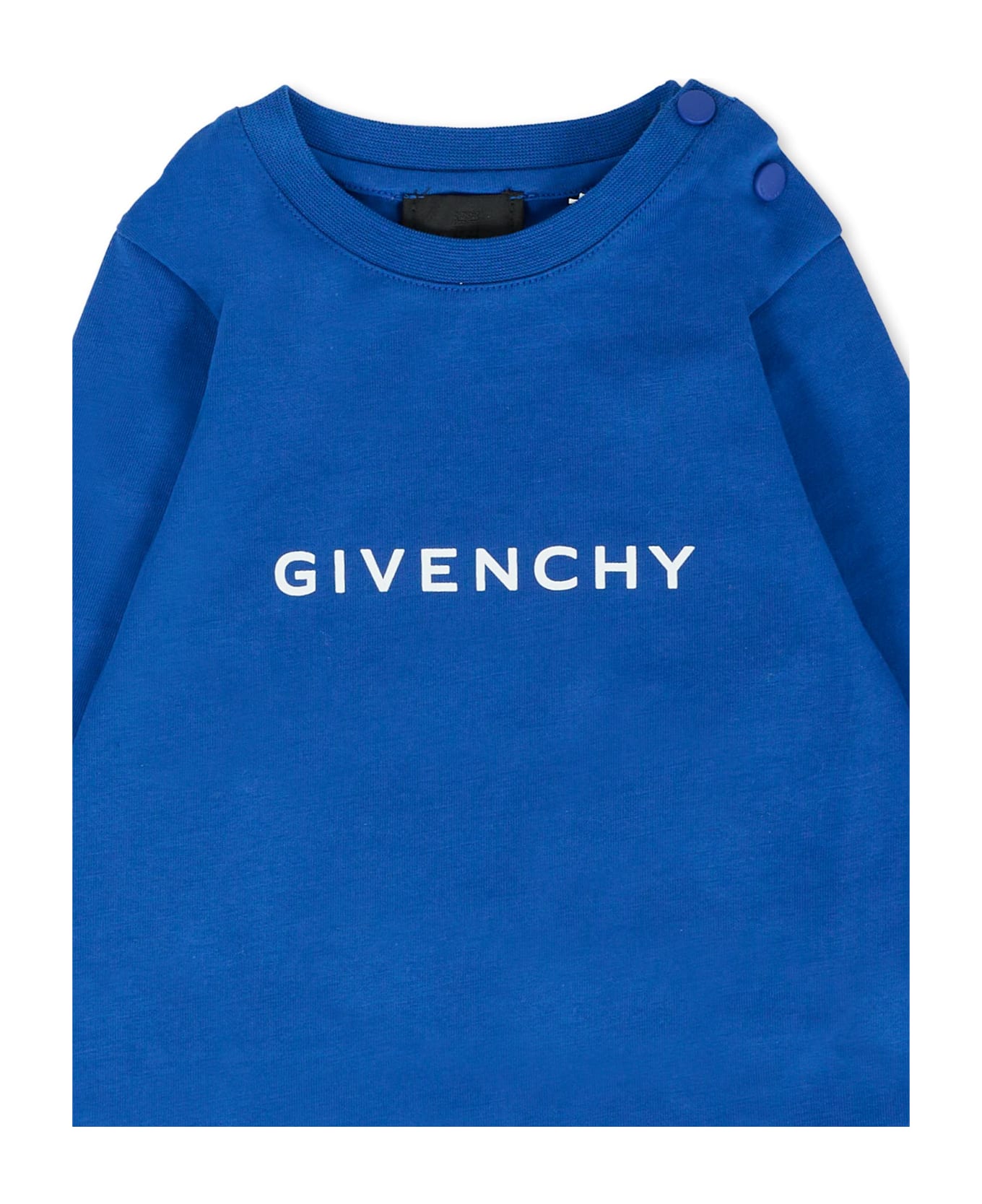 Givenchy Blue T-shirt For Baby Boy With Logo - Blue
