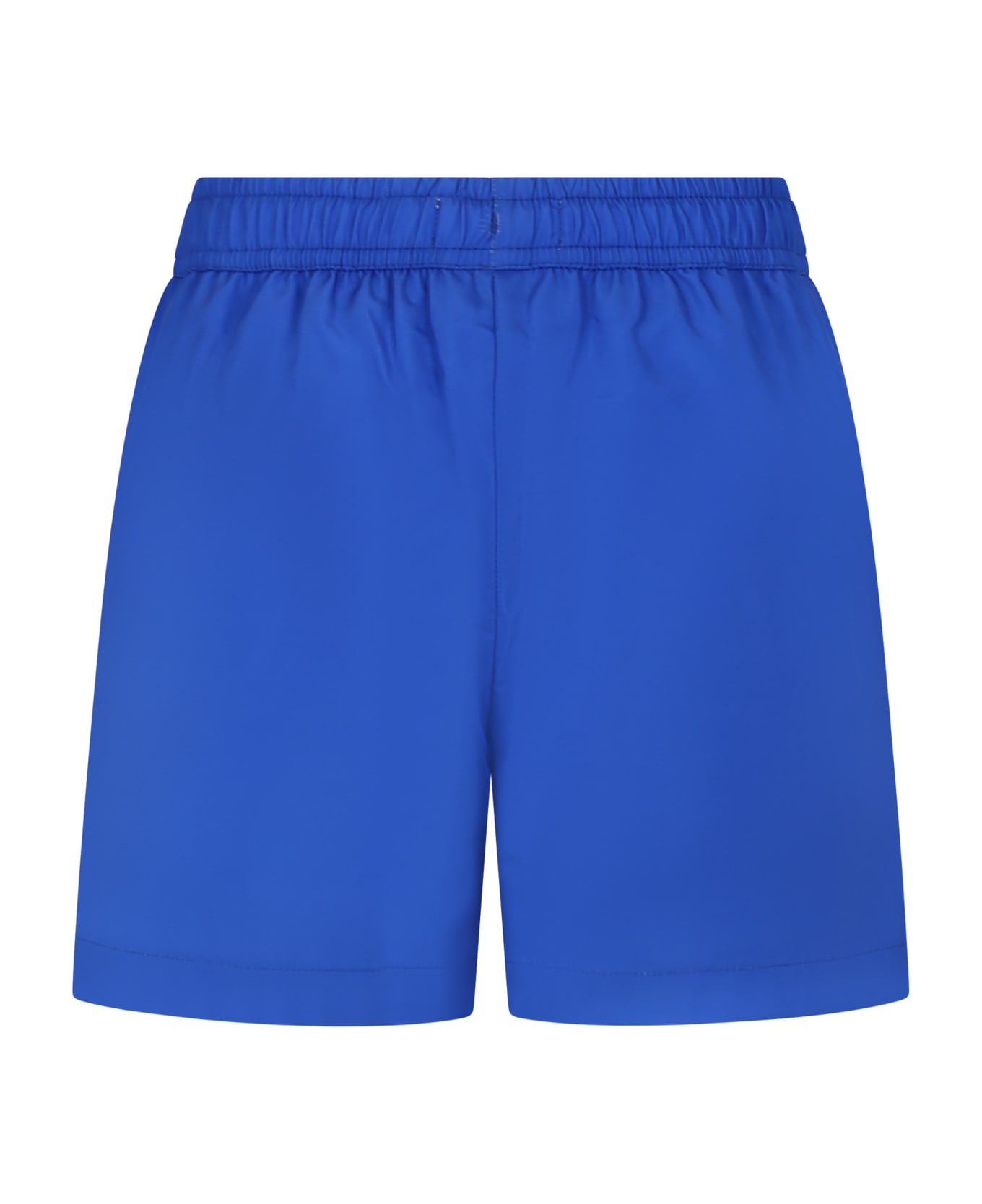 Moschino Light Blue Swim Shorts For Boy With Teddy Bear - Light Blue