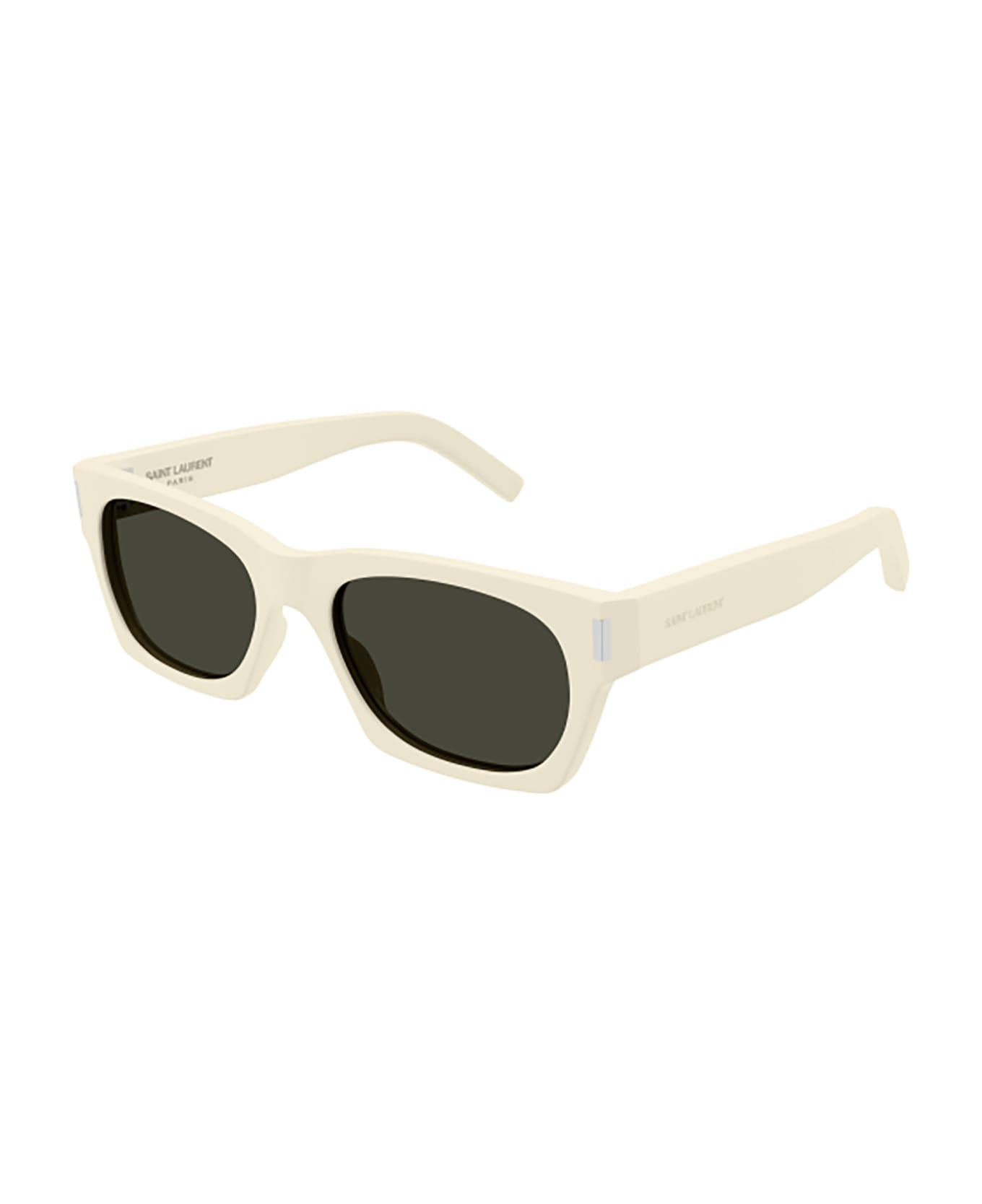 Saint Laurent Eyewear SL 402 Sunglasses - Ivory Ivory Grey サングラス