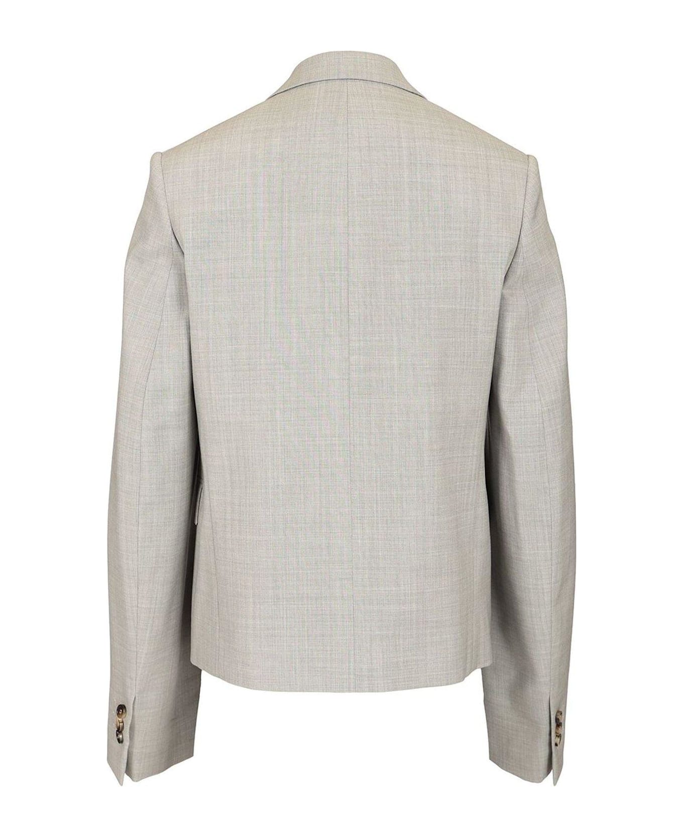 Loewe Single-breasted Tailored Blazer - Light Grey
