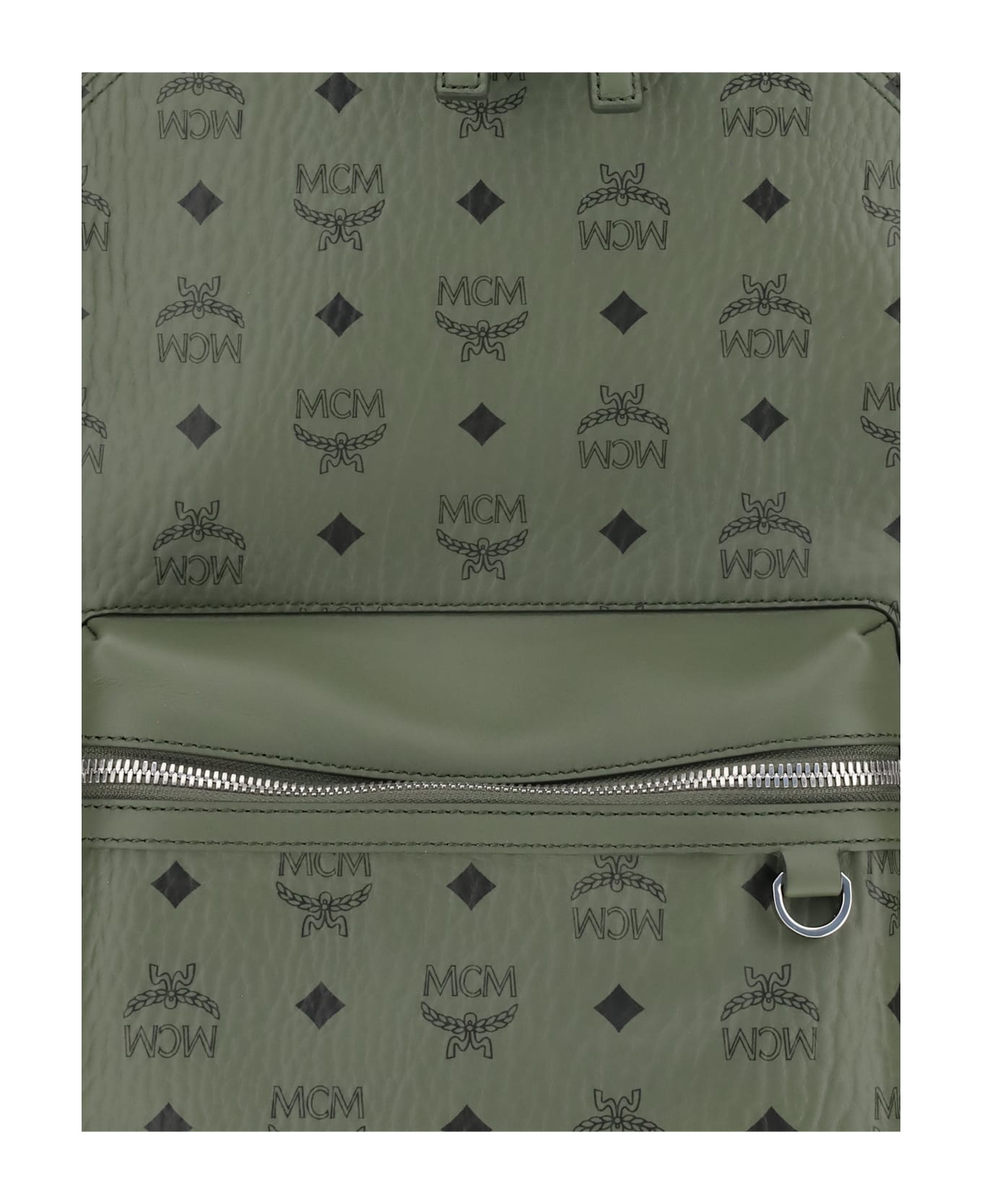 MCM Printed Canvas Stark Backpack
