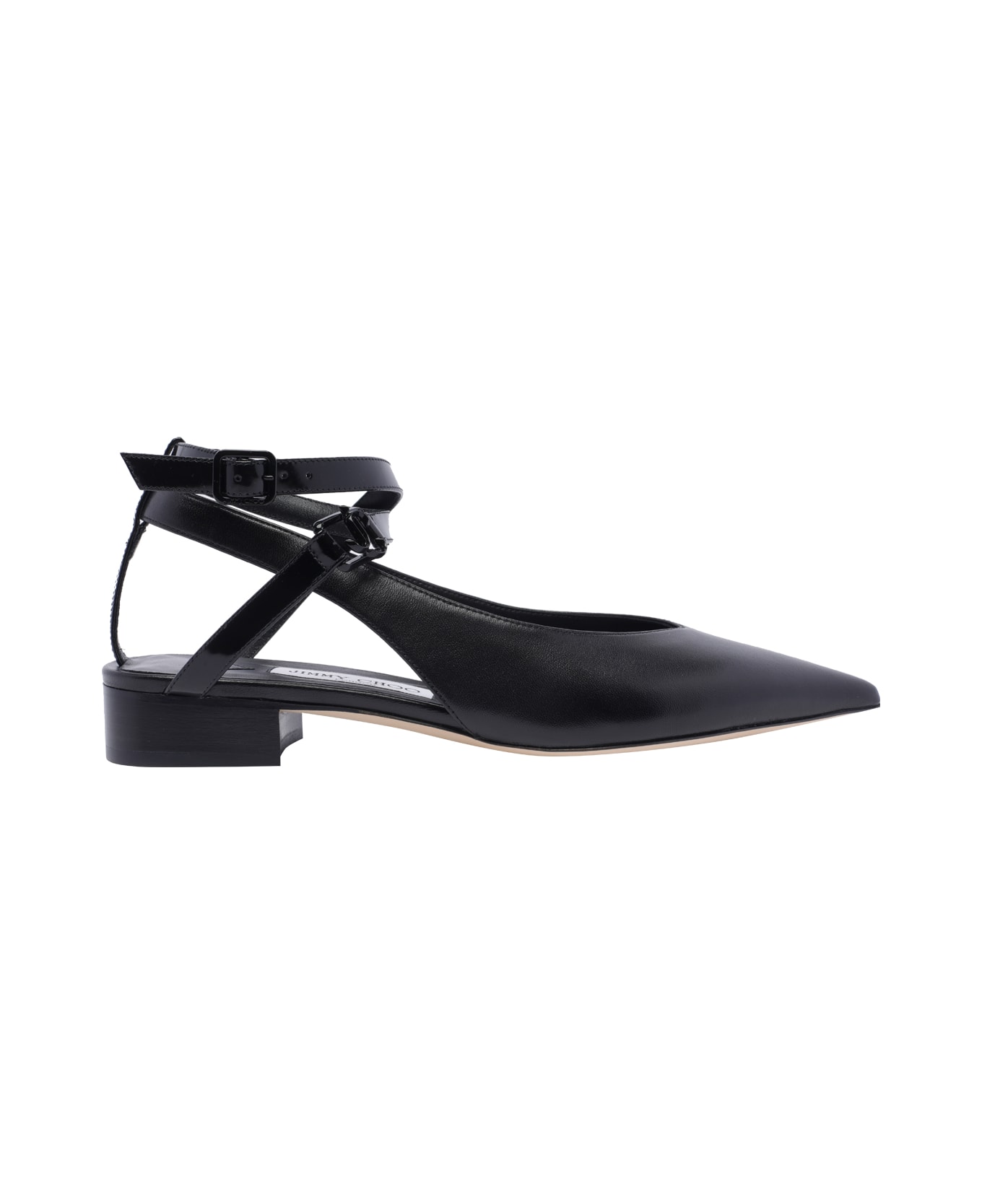 Jimmy Choo Jemima Ballets - Black