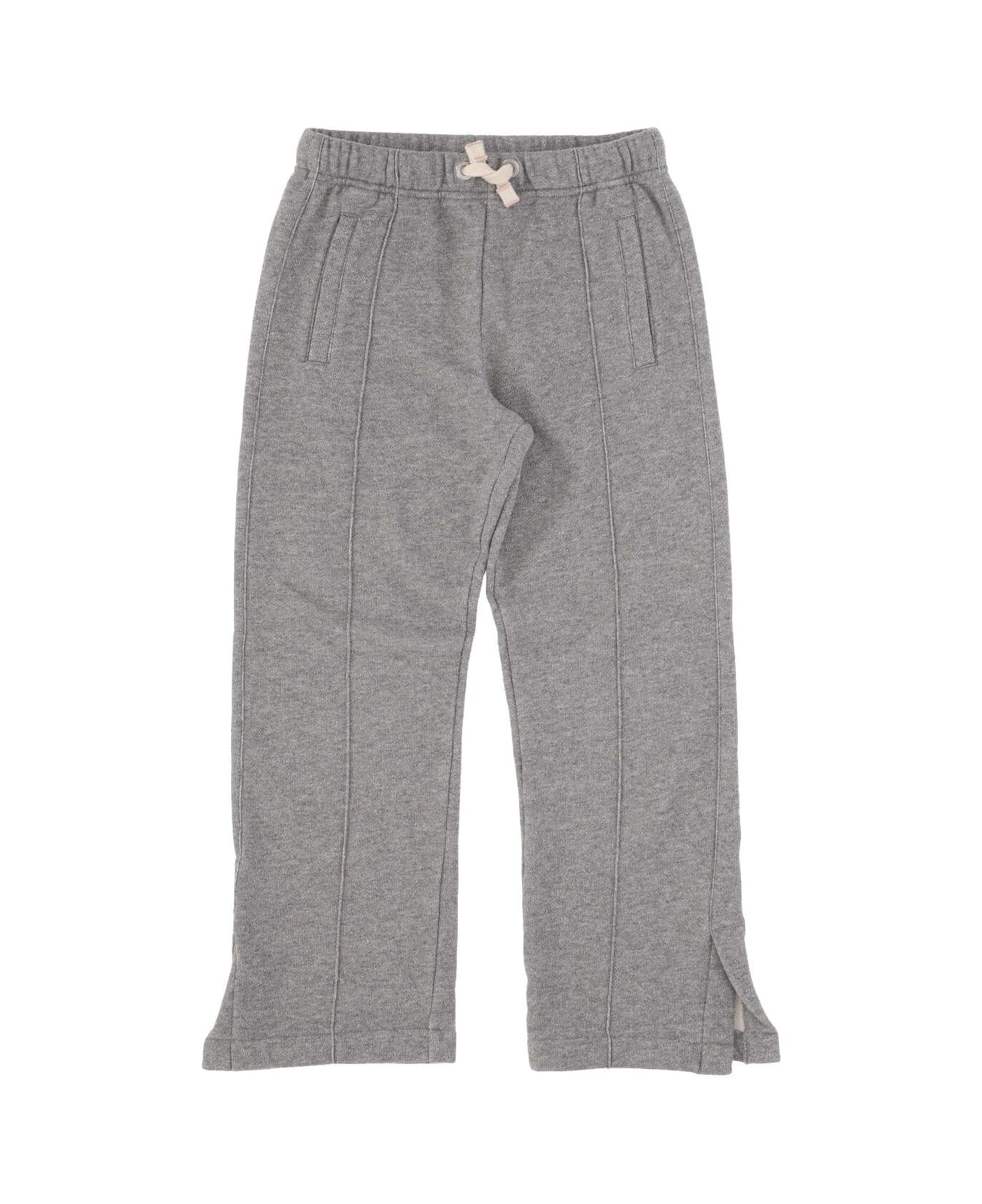 Palm Angels Lurex Drawstring Track Pants - Melange
