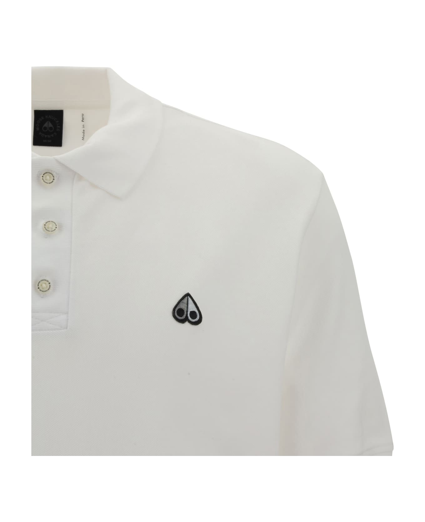 Moose Knuckles Polo Shirt - White ポロシャツ