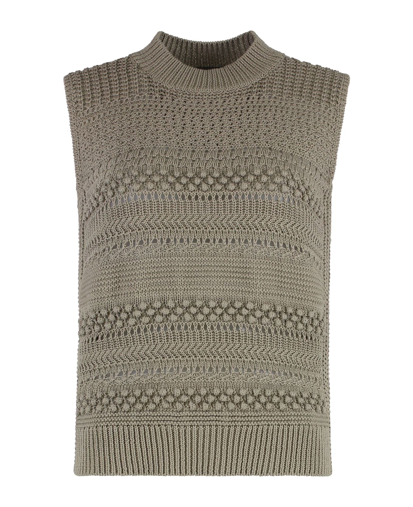 Fabiana Filippi Cotton Waist Coat - green